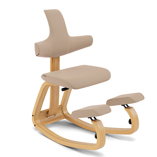 Thatsit knæstol Beige/Lys brun ask