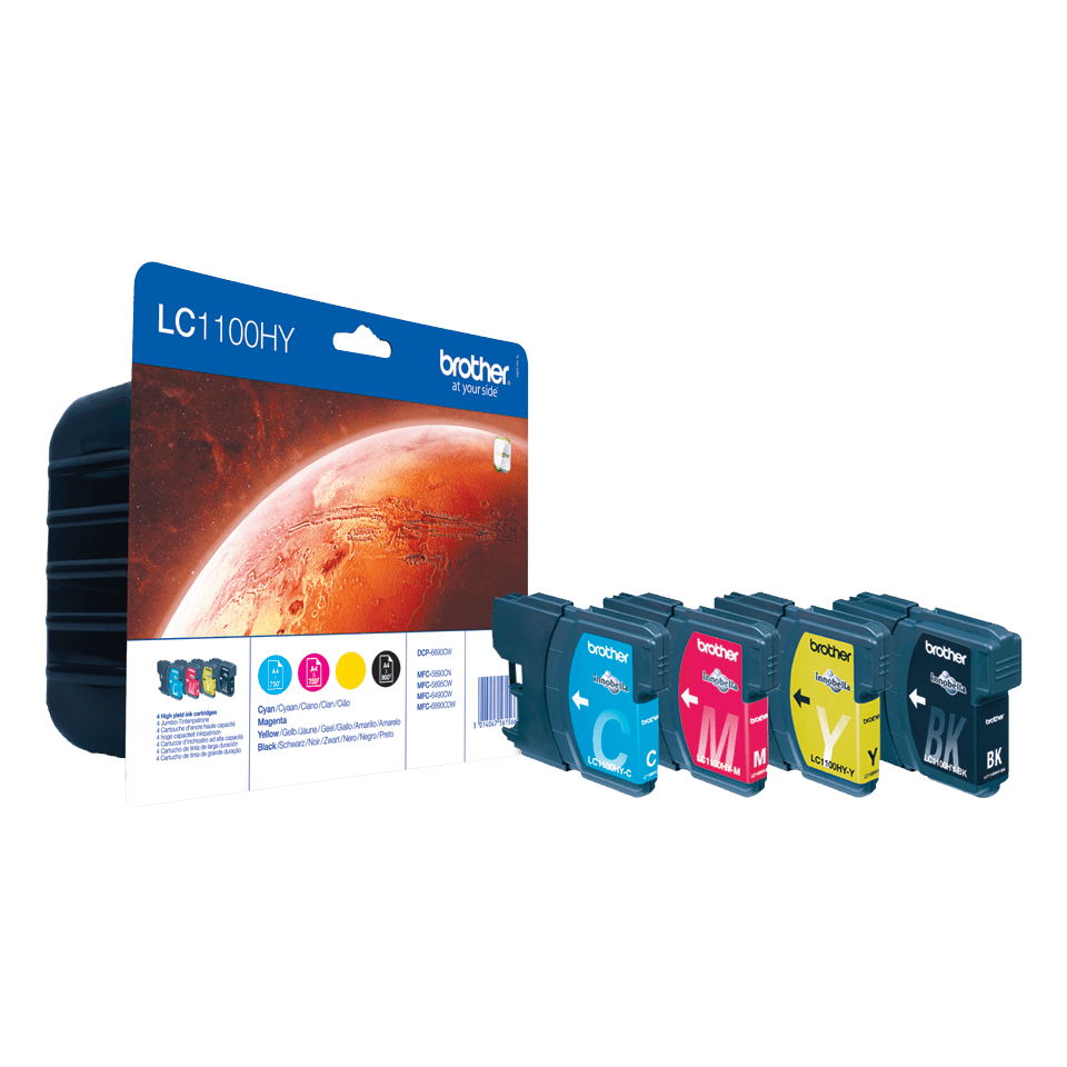 LC1100 CMYK High Yield Multipack