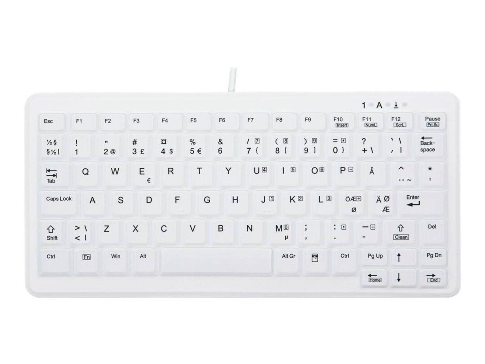 ACTIVE KEY Mini Notebook Style Keyb. Fully Sealed USB Nordic