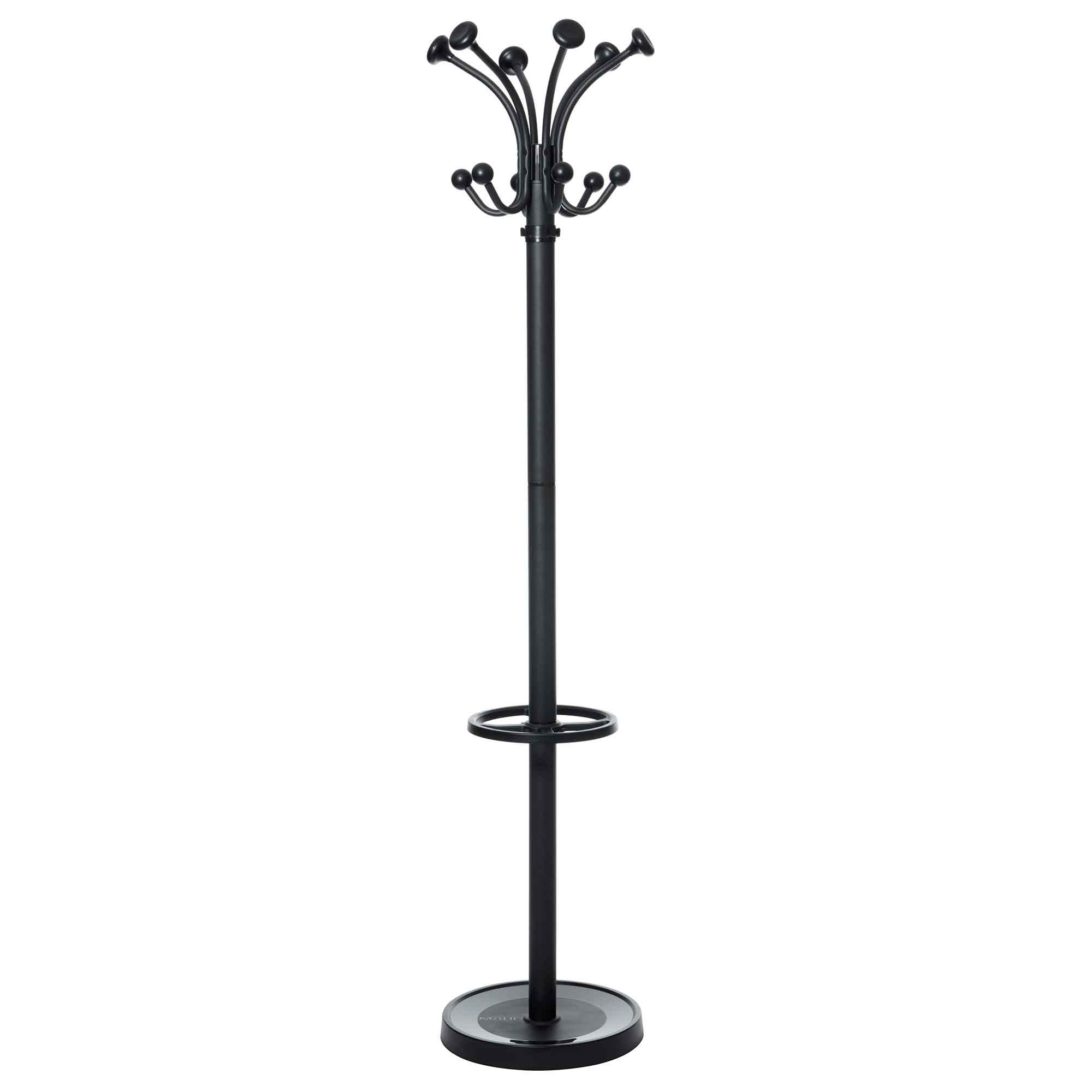 Stumtjener med paraplyholder, MAULnubis, sort