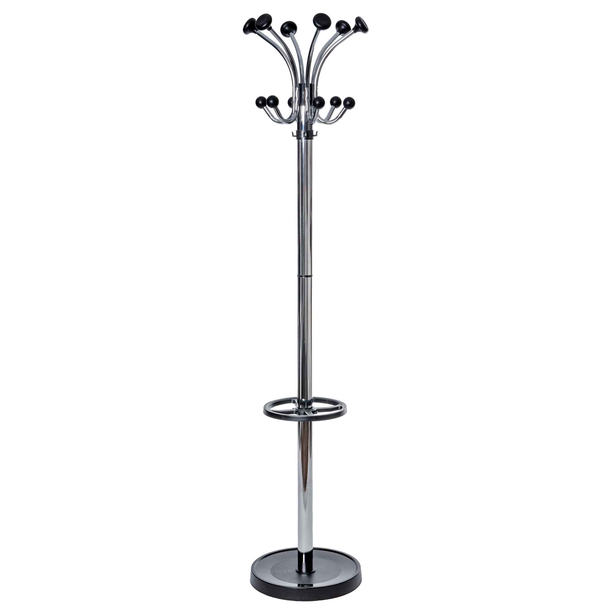 Stumtjener med paraplyholder, MAULnubis, krom