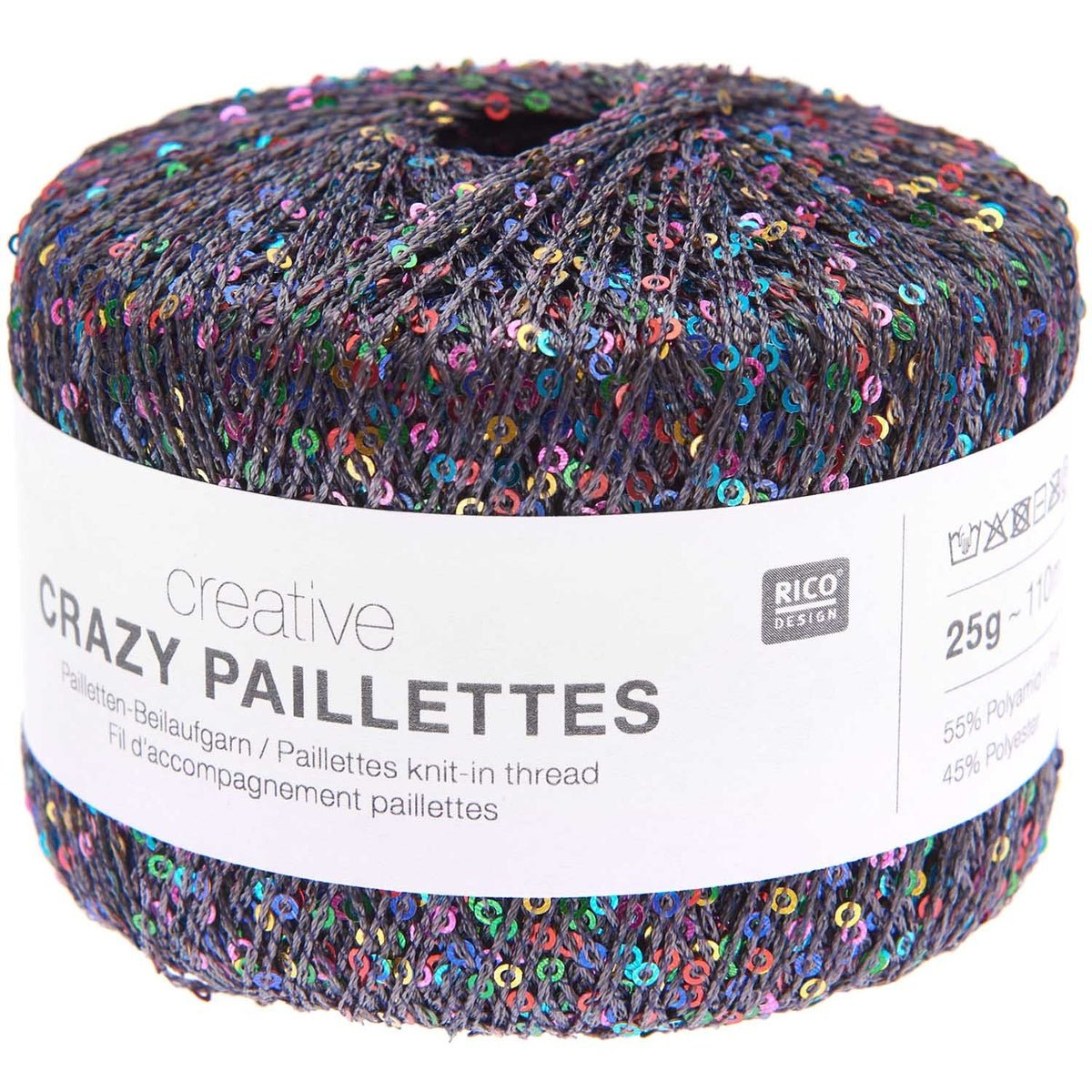 Creative Crazy Paillettes - Anthracite