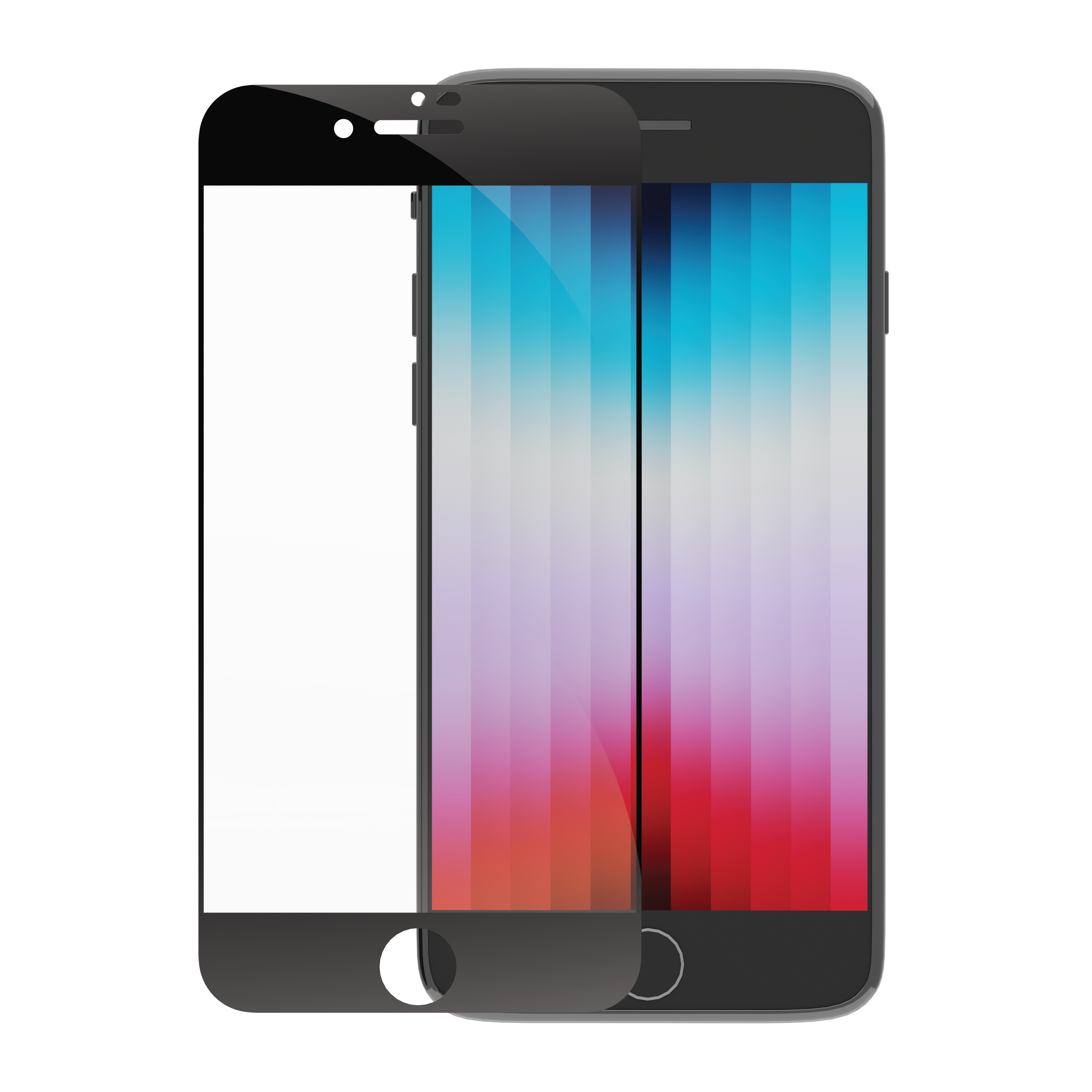 Bulk eco-shield - iPhone SE, Black edge