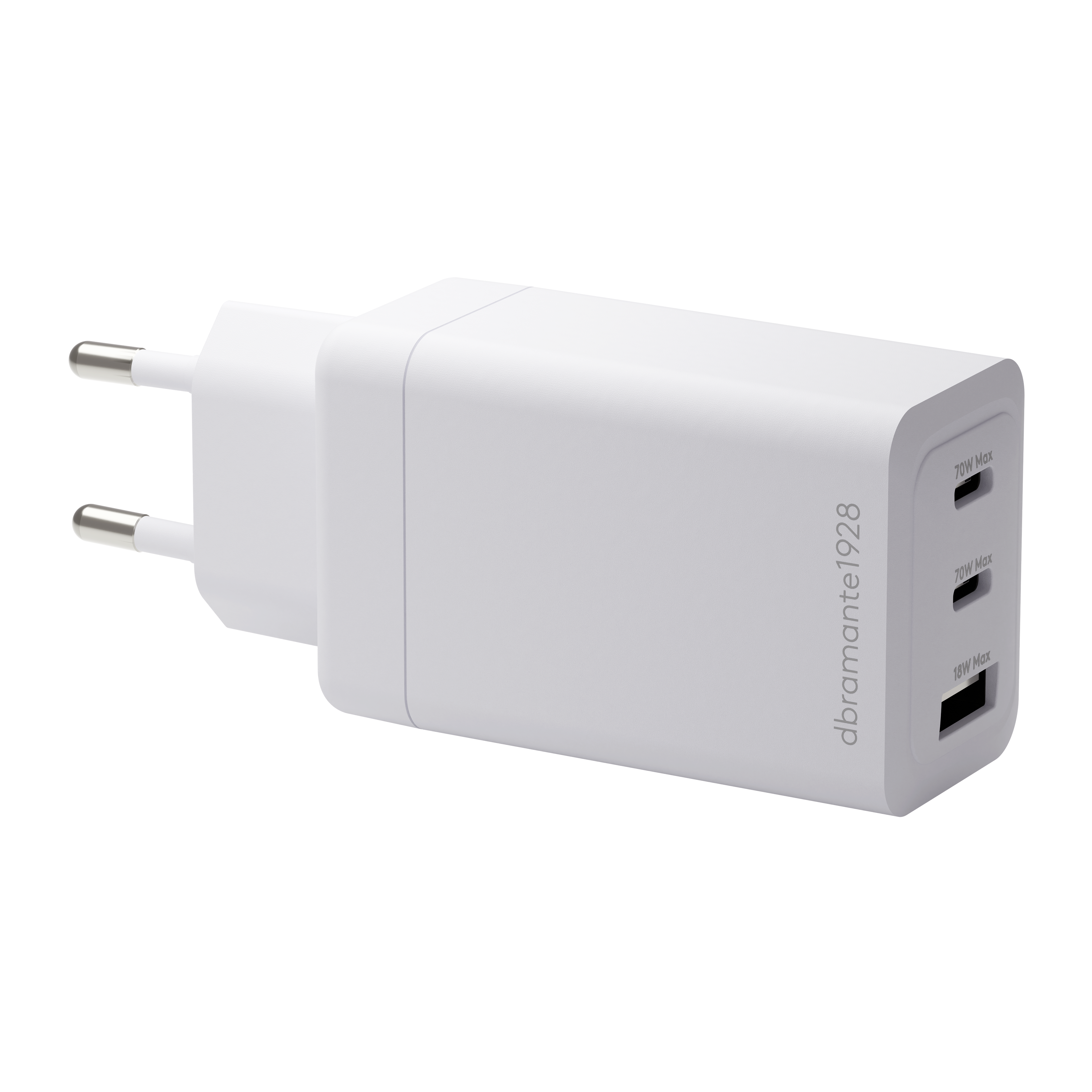 Bulk - IT - EU W.Charger - 2xUSB-C 70W 1xUSB-A - White