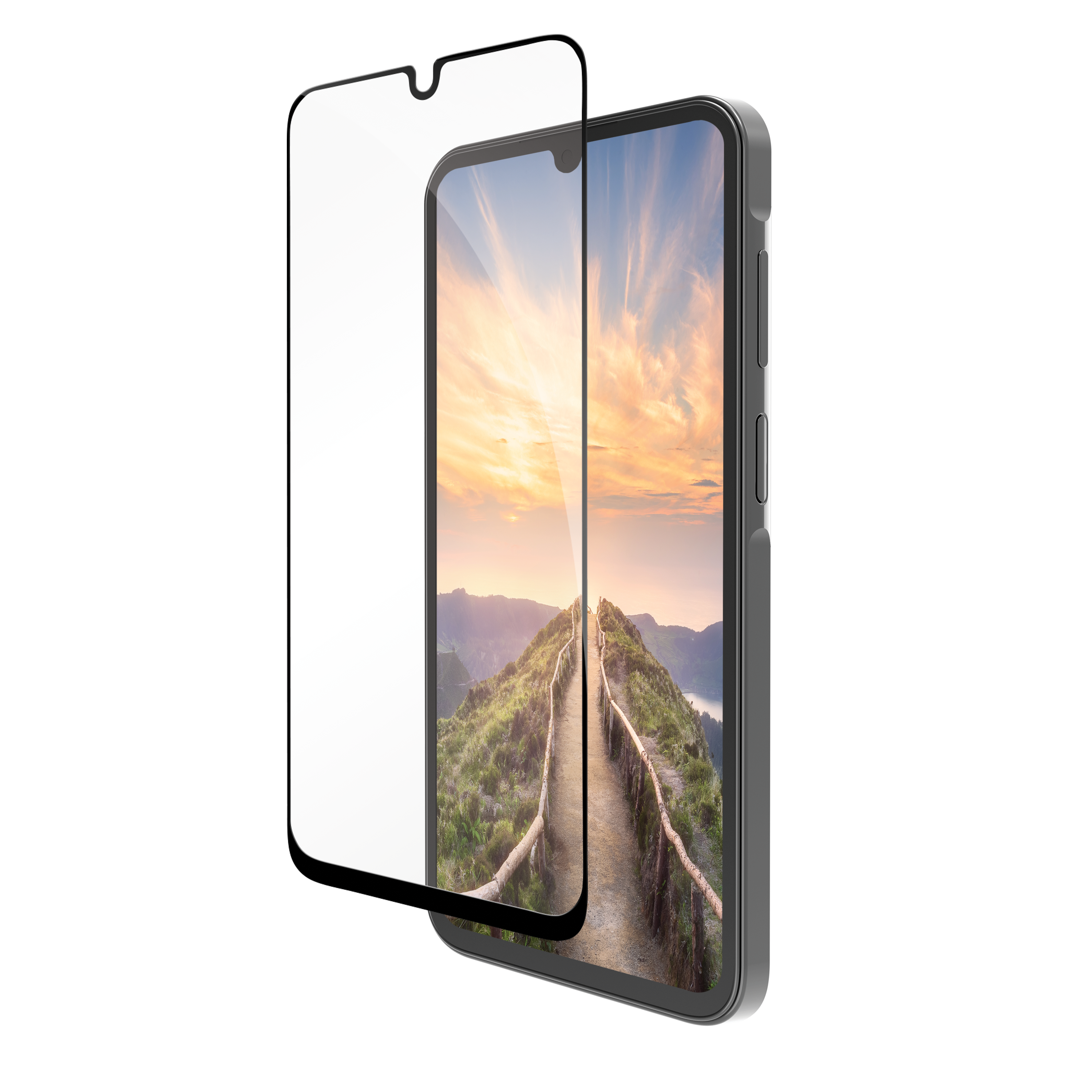 eco-shield - Galaxy A26  - Black Edge