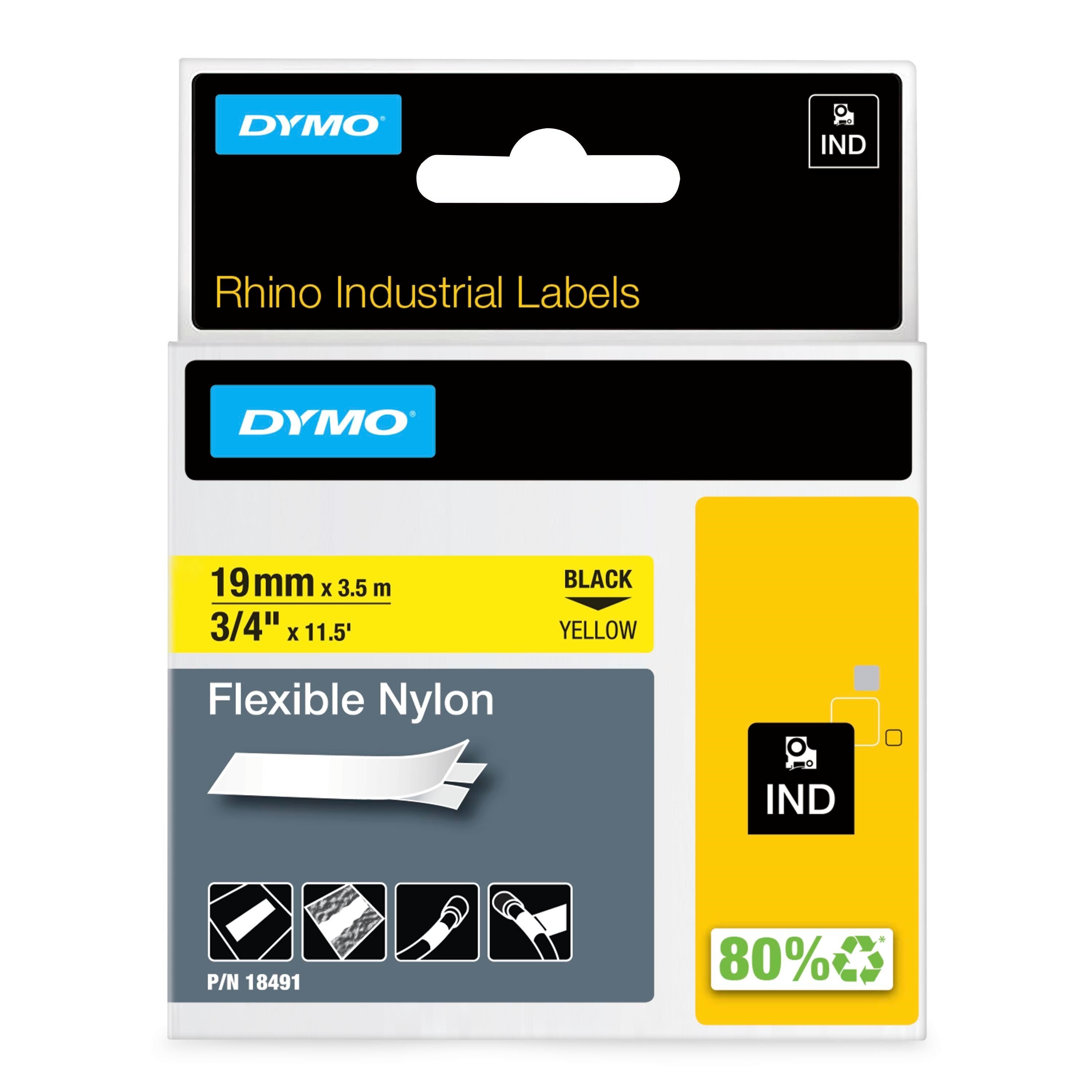 Tape Rhino 19mmx3,5m flexib nylon bl/yel