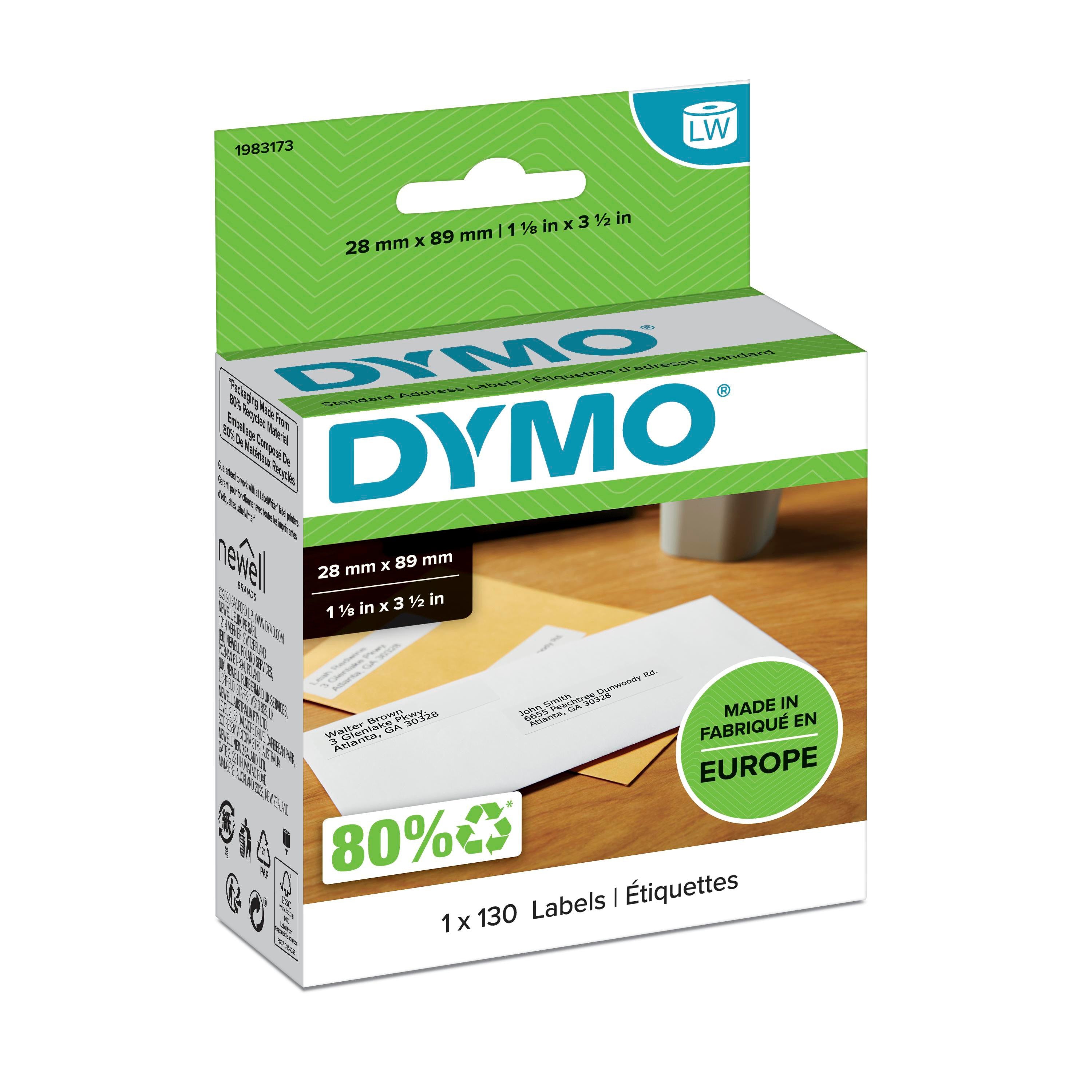 LabelWriter labels 28x89mm (1x130)