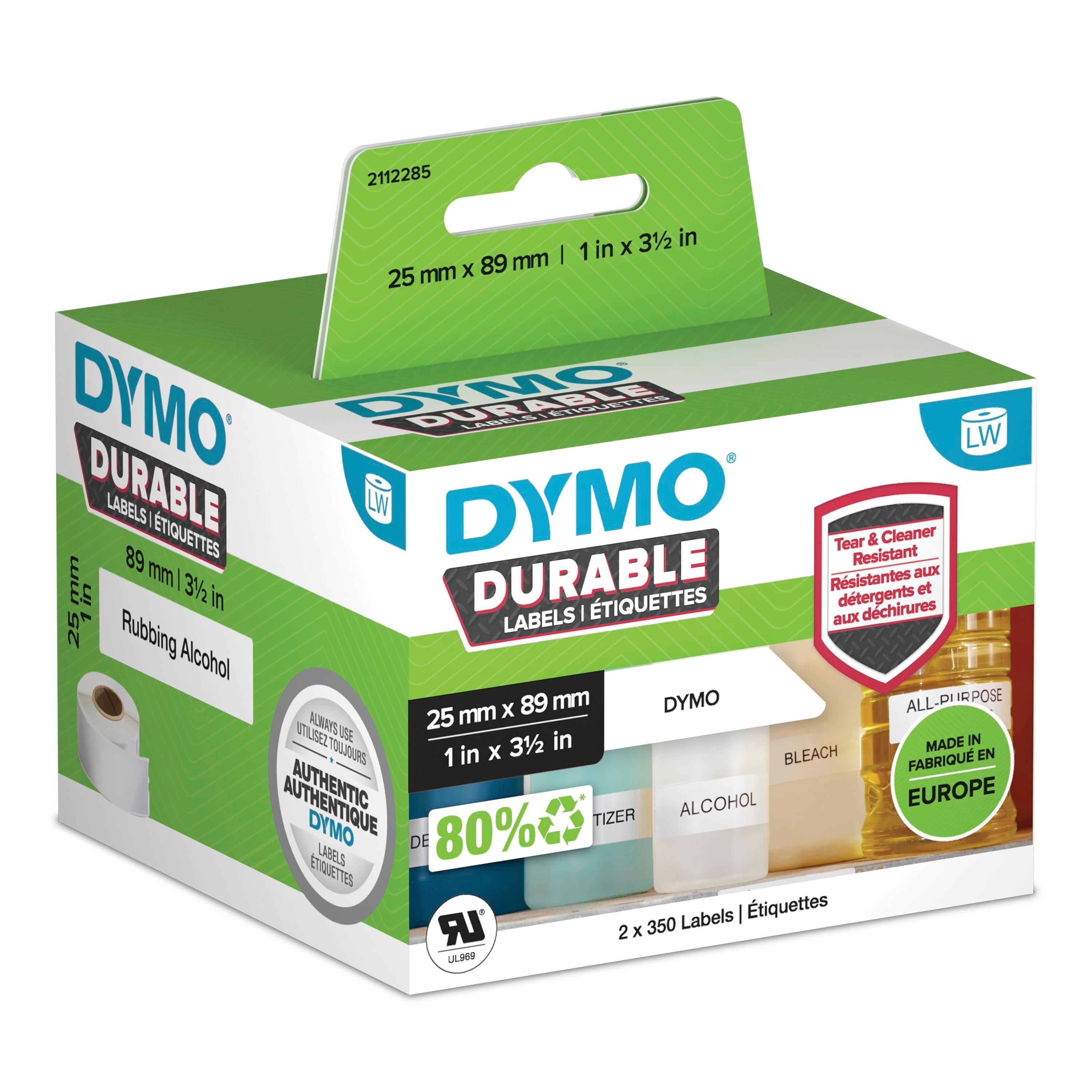 LabelWriter Durable labels 25x89mm. Roll of 700 labels