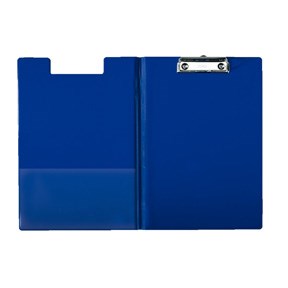 Clipboard m/forside PP A4 blå