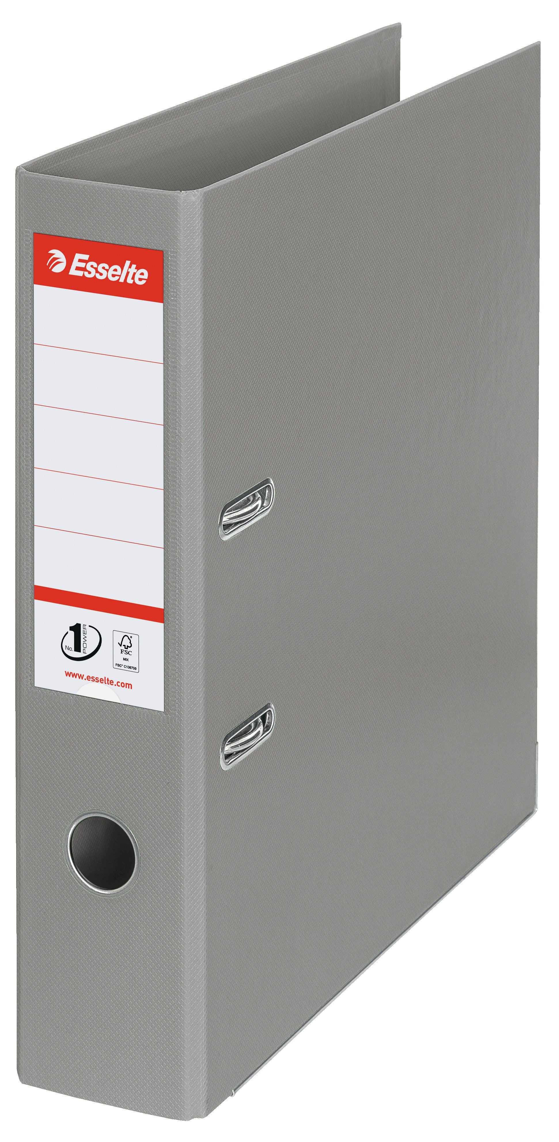 Brevordner No1 Power PP A4 75mm grå