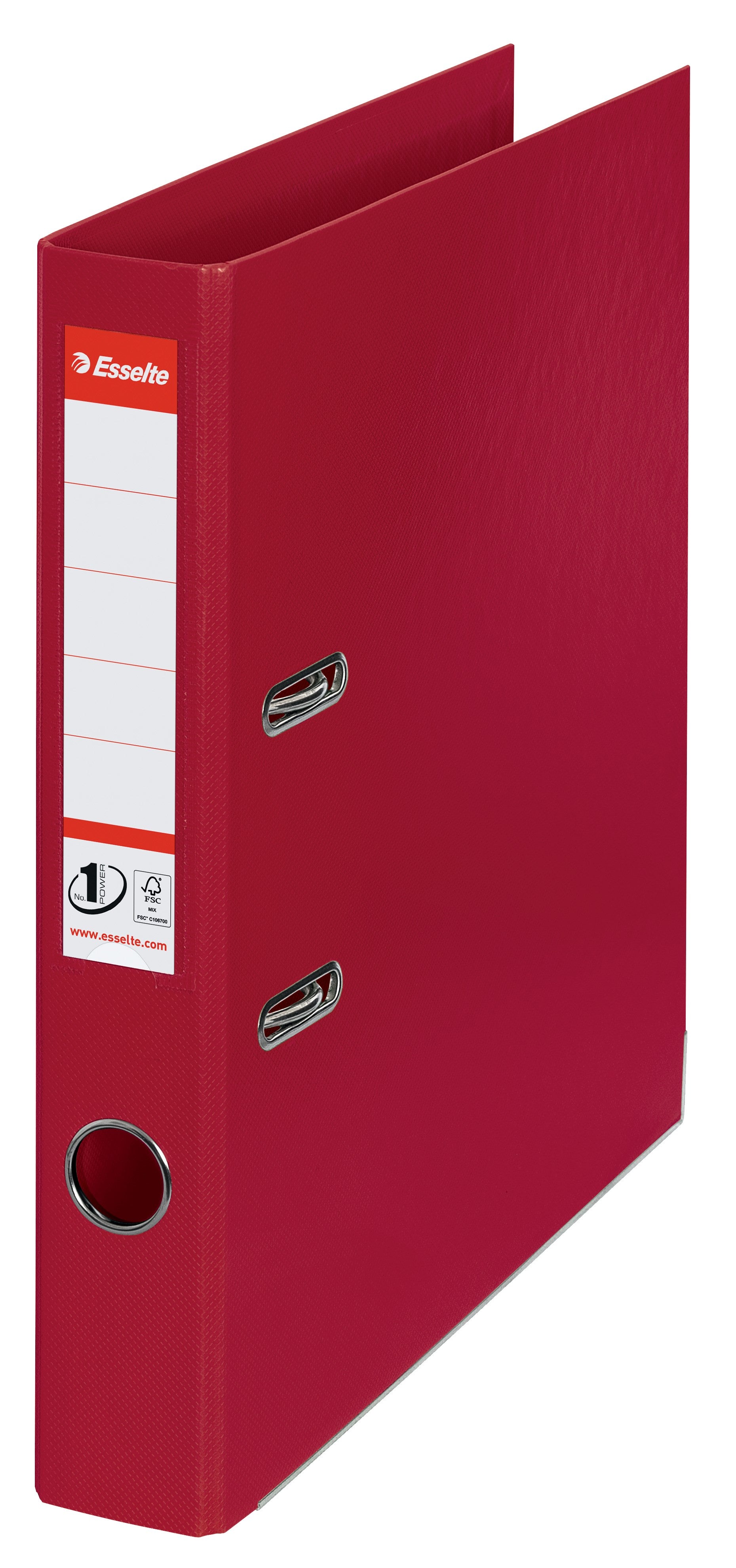 Brevordner No1 Power PP A4 50mm bordeaux