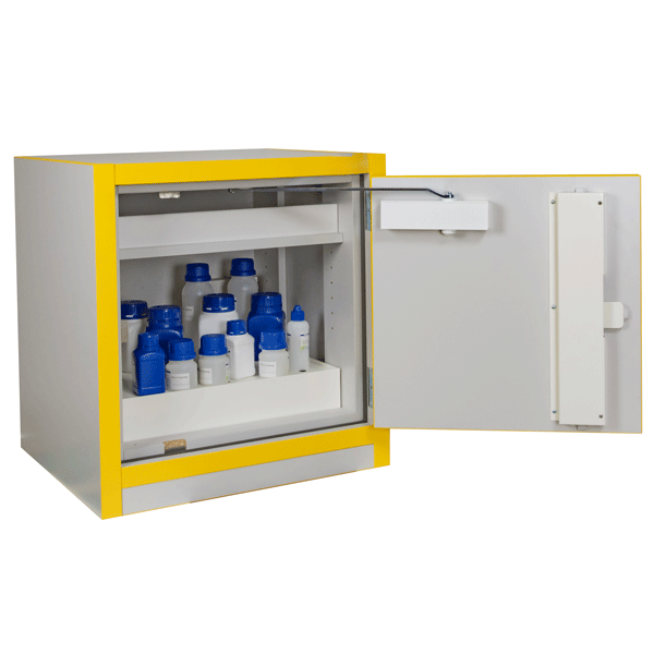 Kemikalieskab F30 brandklasse, 635x605x550