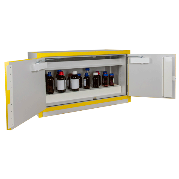 Kemikalieskab F30 brandklasse, 635x1115x550