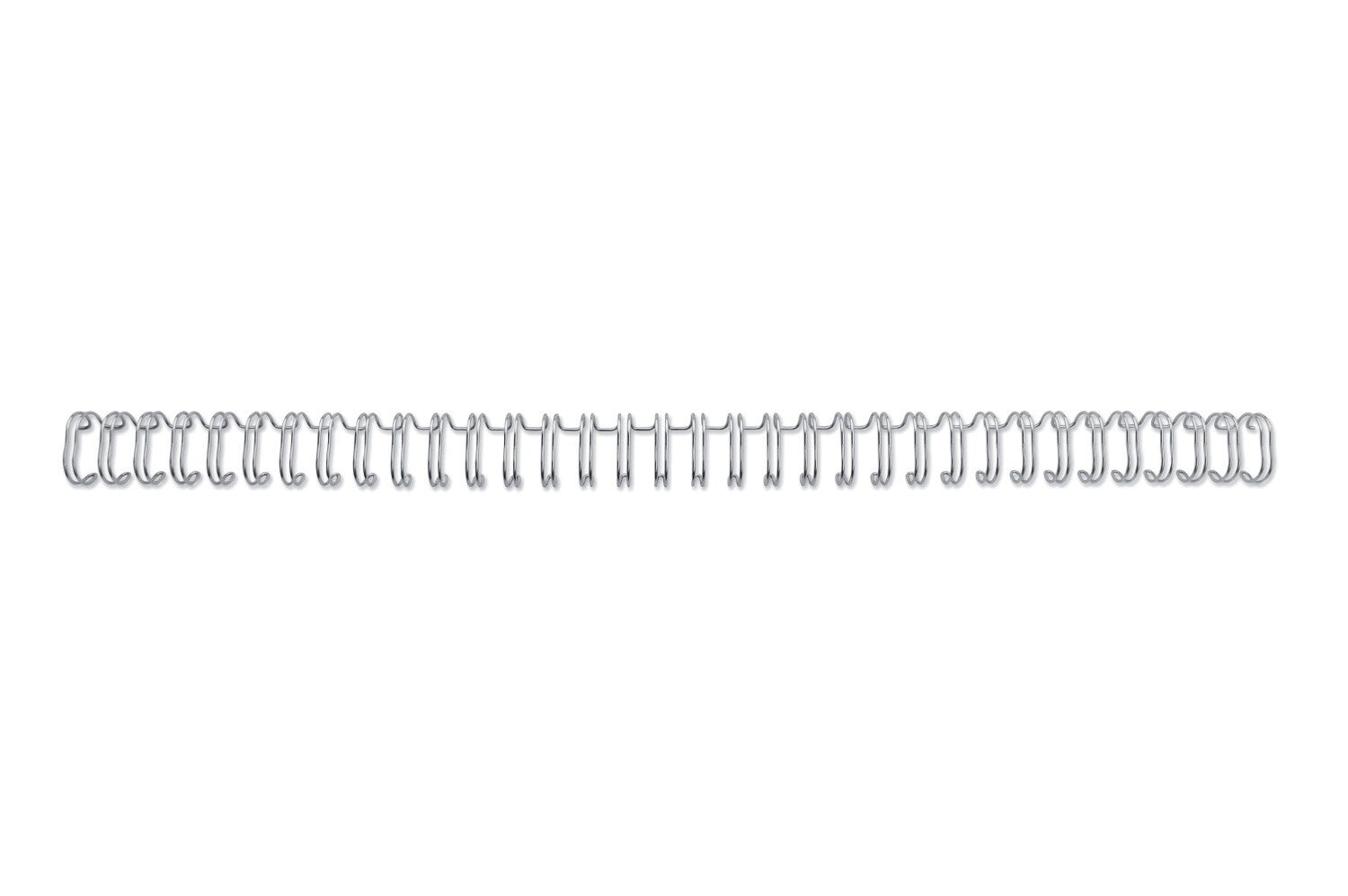 Spiralringe metal 2:1 No12 19mm A4 hvid (200)