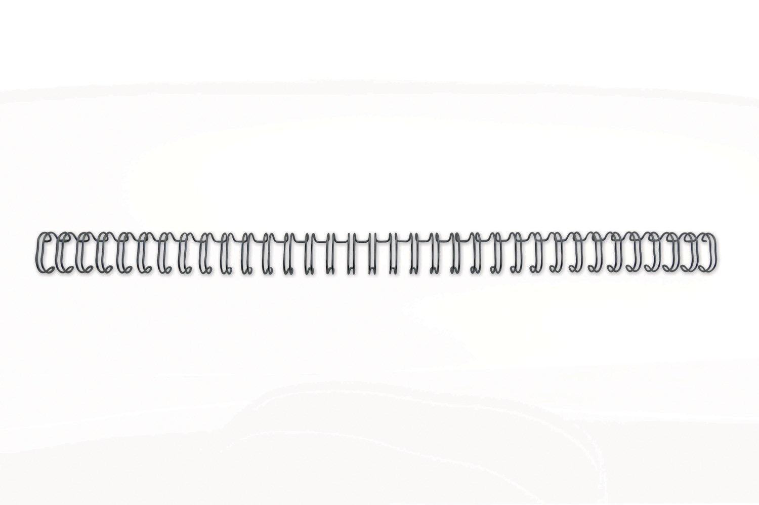 Spiralringe metal 3:1 No8 12,5mm A4sort (100)