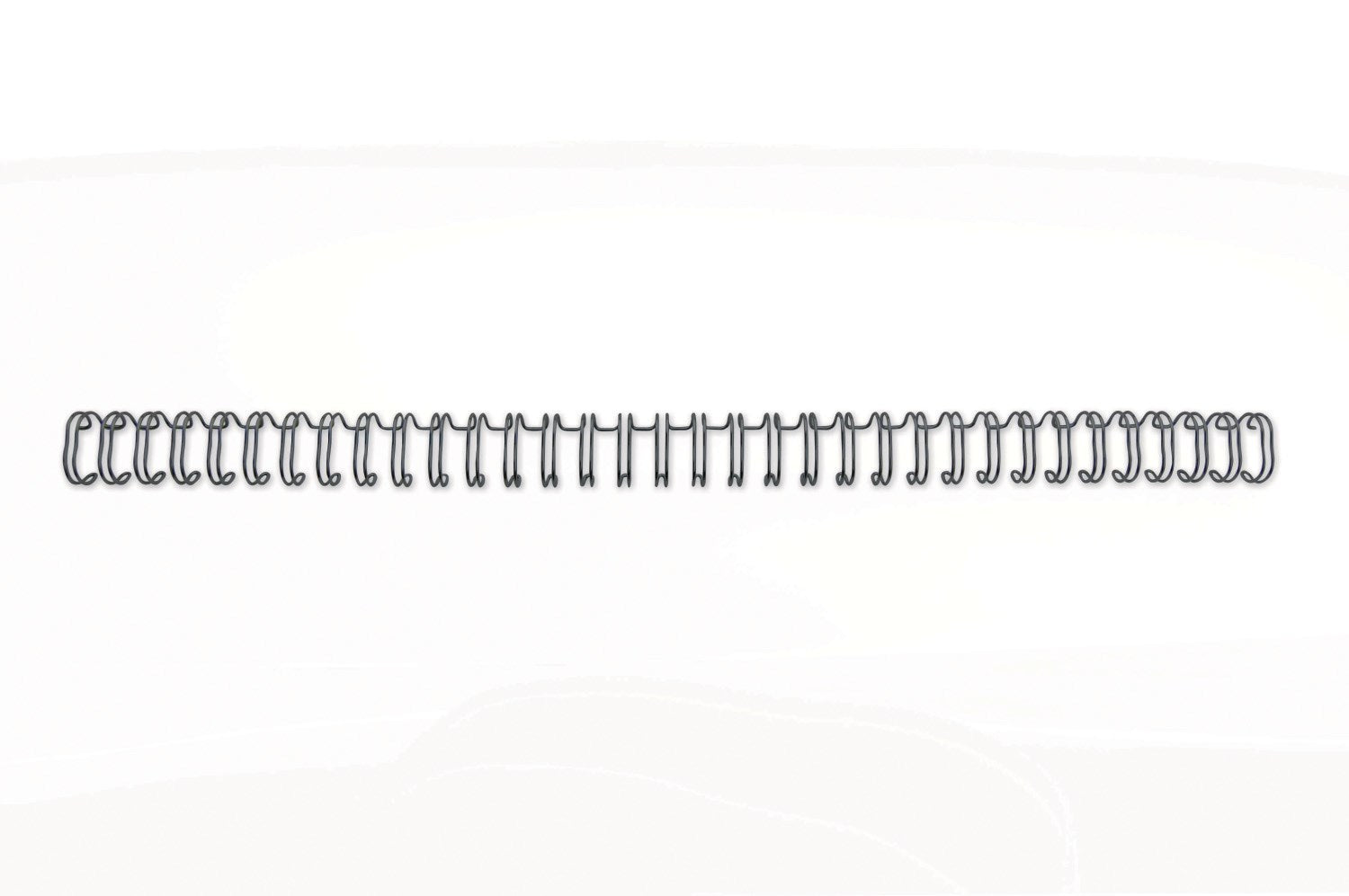 Spiralringe metal 3:1 No9 14mm A4 sort (100)