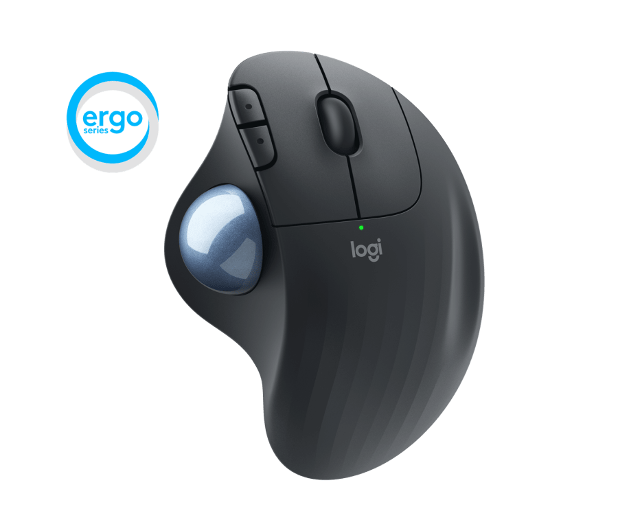 M575 ERGO Business Wireless Trackball, Graphite