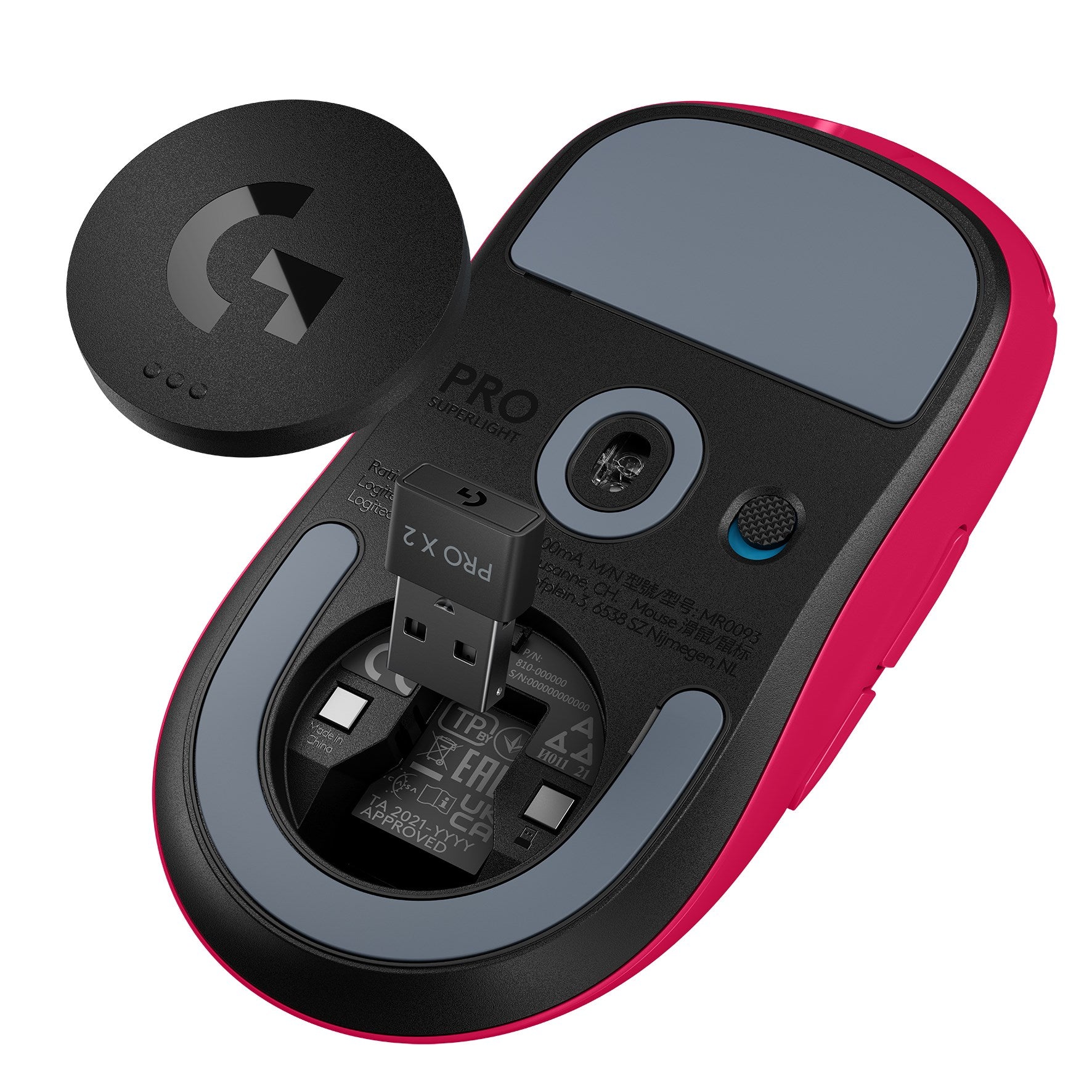 G PRO X SUPERLIGHT 2 LIGHTSPEED Gaming Mouse, Magenta
