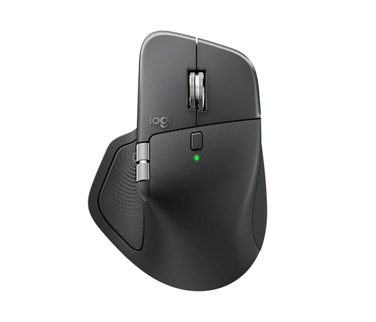 LOGITECH MX Master 4 Performance Wireless Mouse, Pale Grey