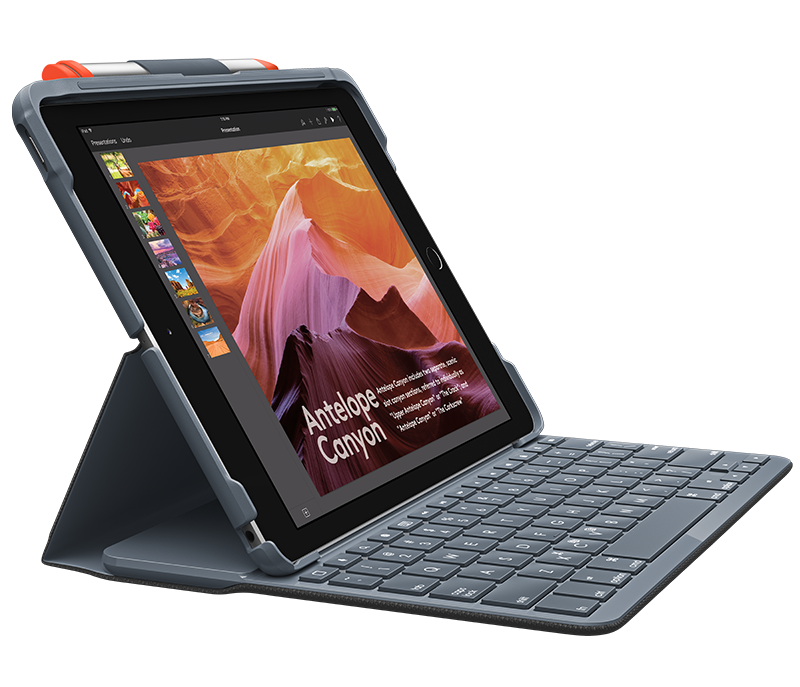 iPad 10.2'' (7th/8th) 19/20 Slim Folio, Graphite (Nordic)