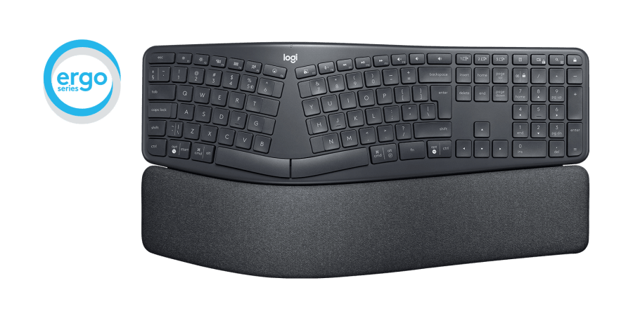 Ergo K860 Business Wireless Keyboard, Graphite (Nordic)