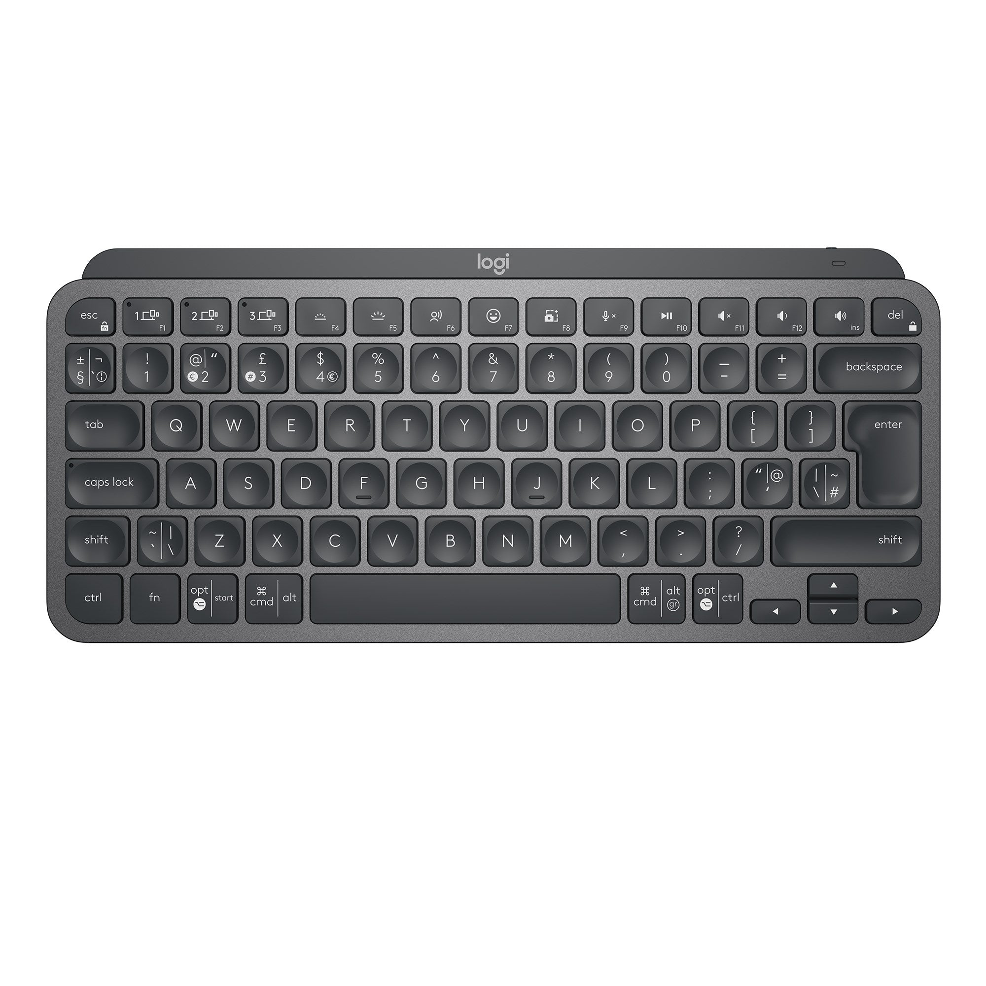 MX Keys Mini Minimalist Wireless Keyboard, Graphite (Nordic)