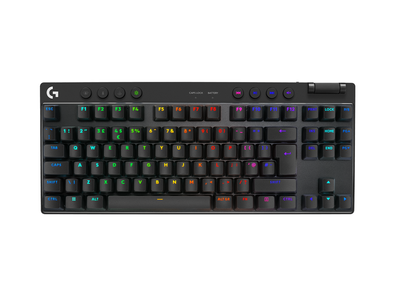LOGITECH G PRO X TKL LIGHTSPEED Gaming Keyboard Black Nordic
