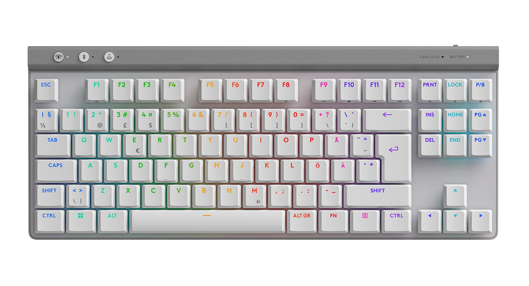 G515 LIGHTSPEED TKL Tactile, White (Nordic)