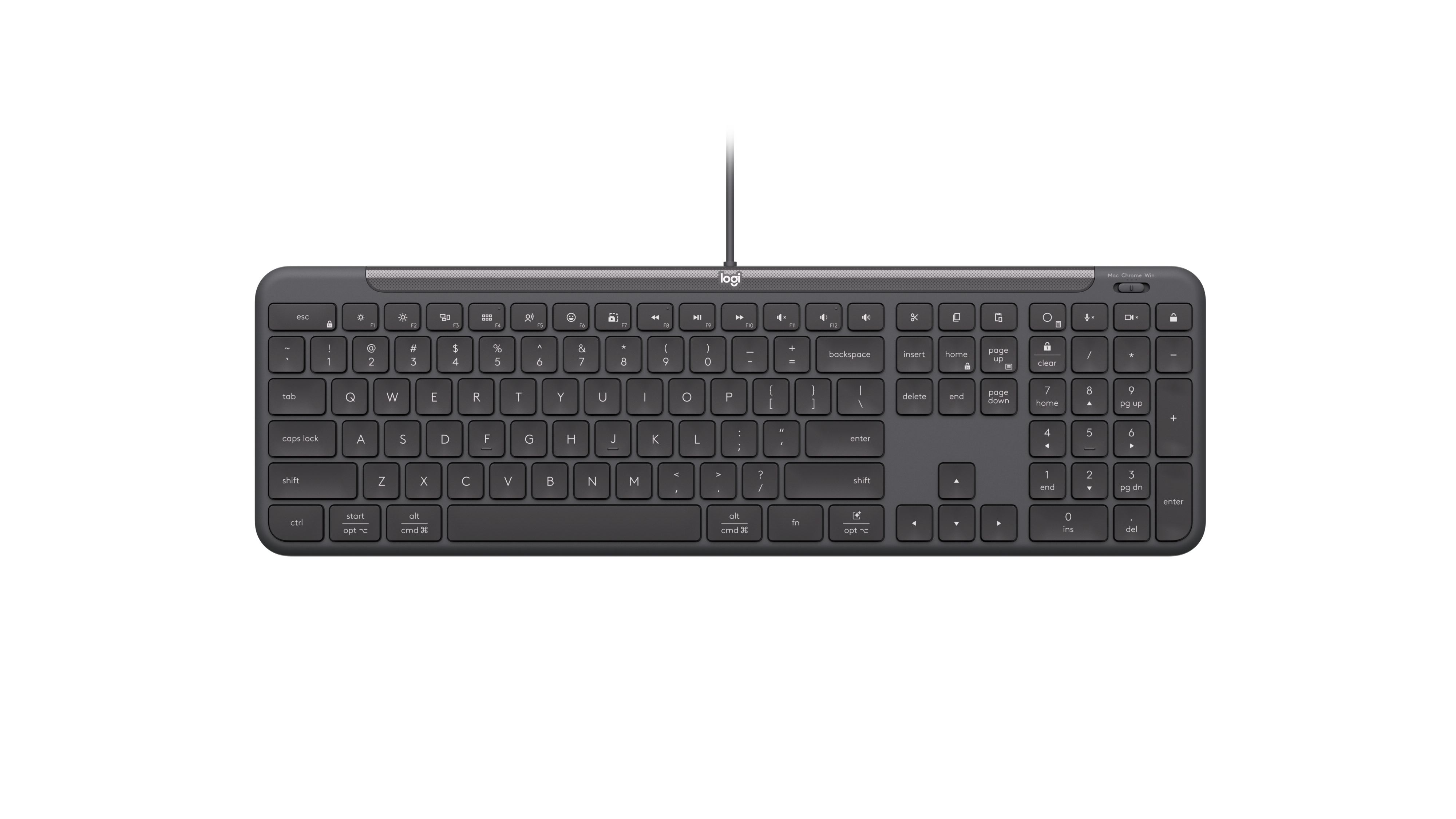 K620 Wired Business Keyboard, Graphite (Nordisk)