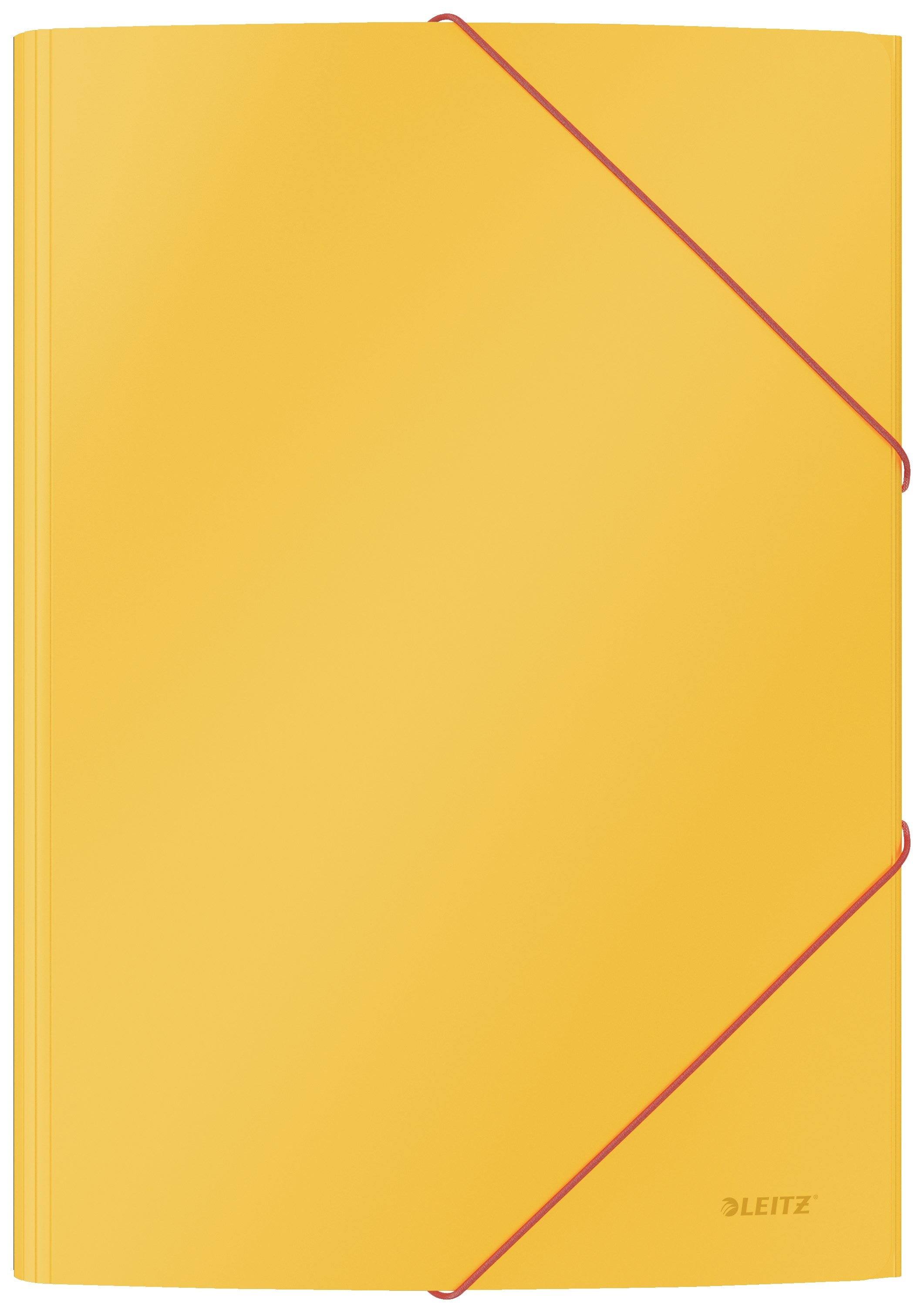 3-klap elastikmappe Cosy karton A4 gul