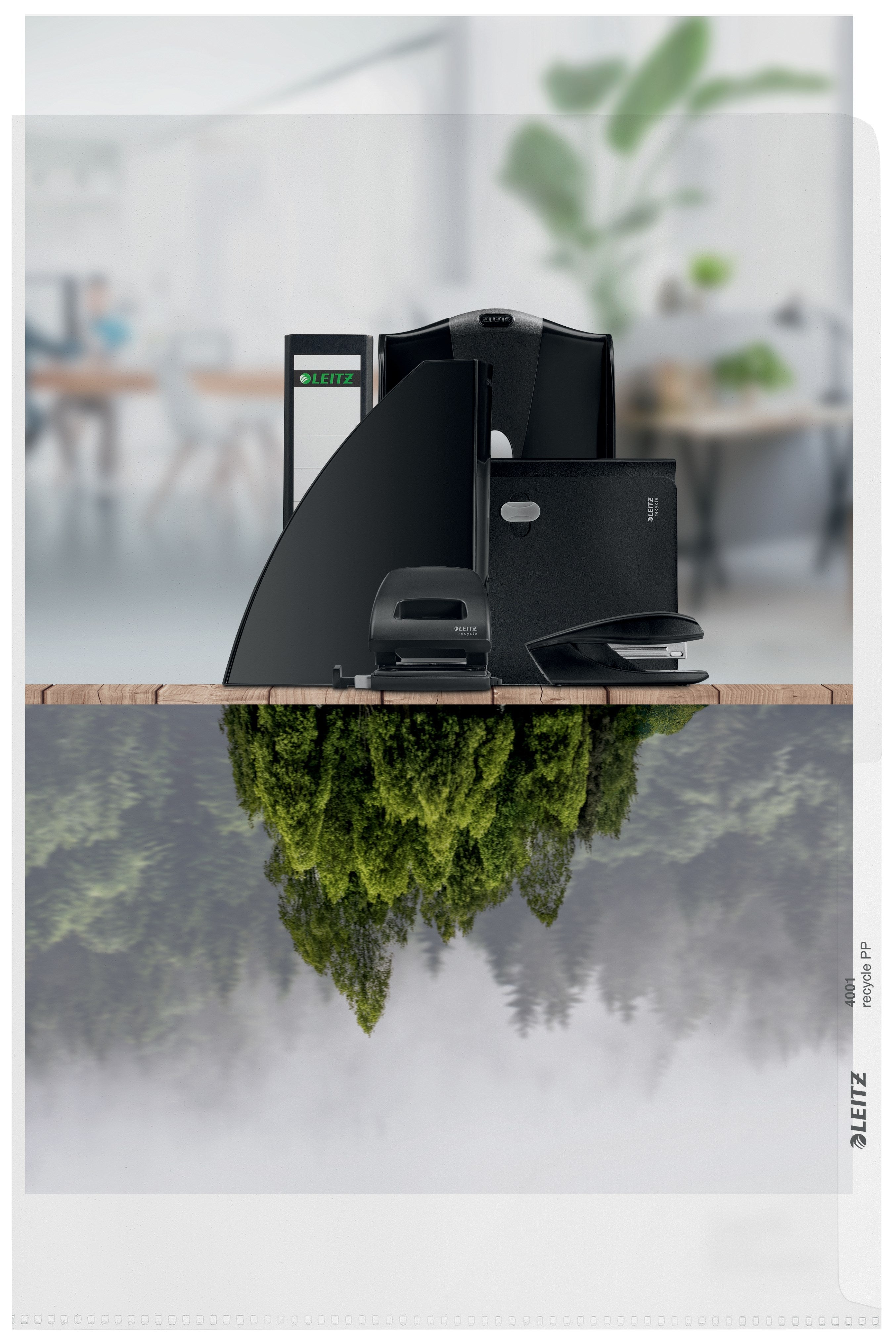 Omslag recycle 140my PP præg A4 (100)