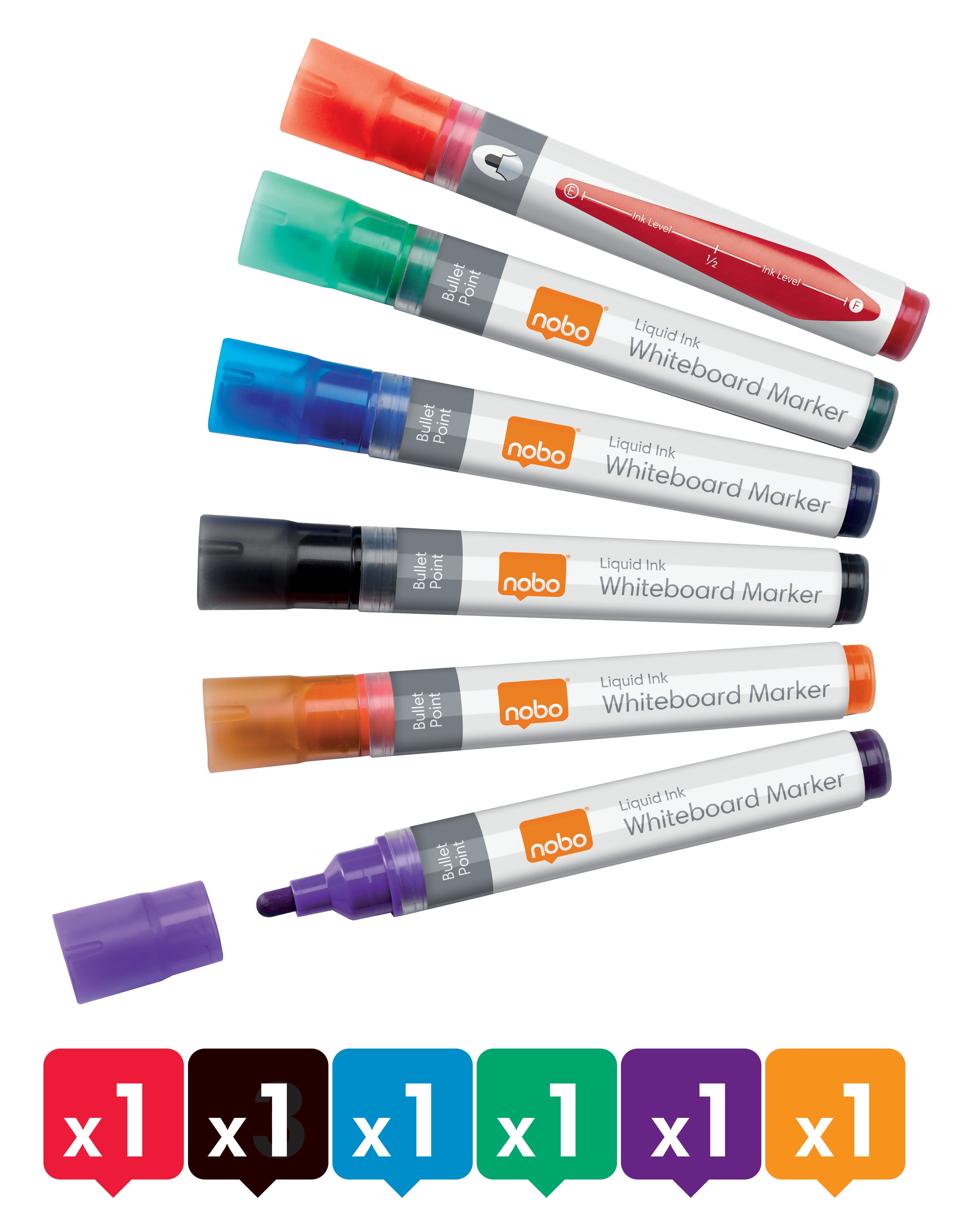WB marker LiquidInk rund 3mm ass (6)
