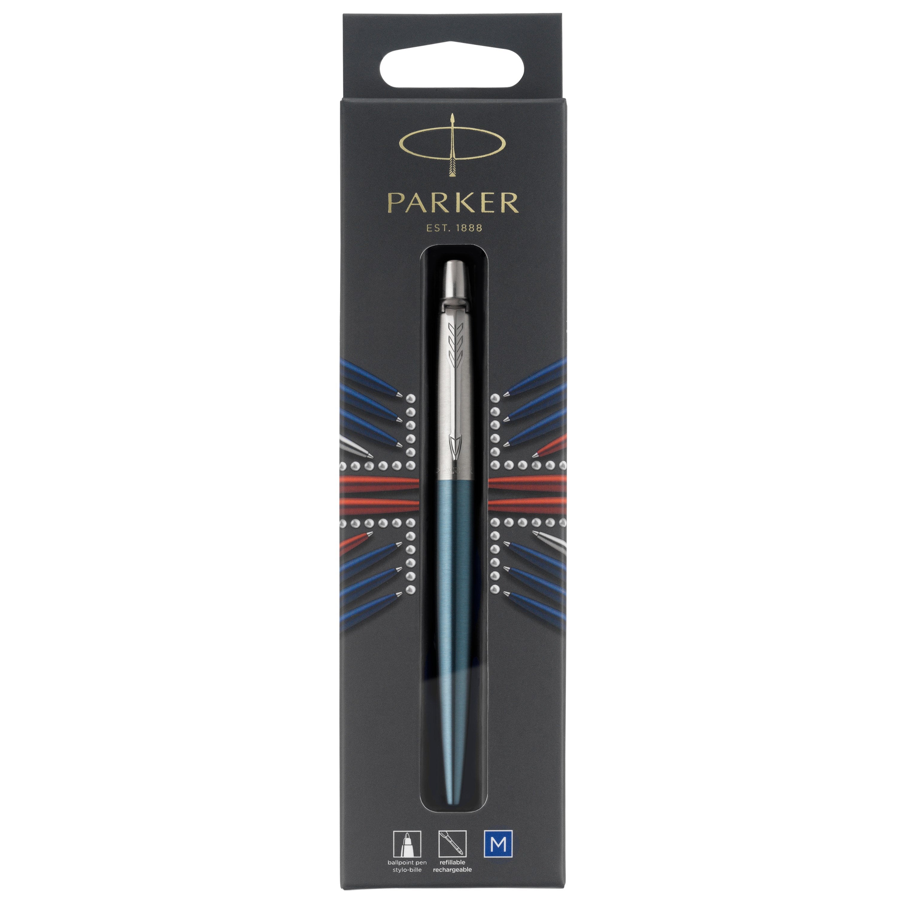 Parker kuglepen Jotter 77% recycled Waterloo blist blå