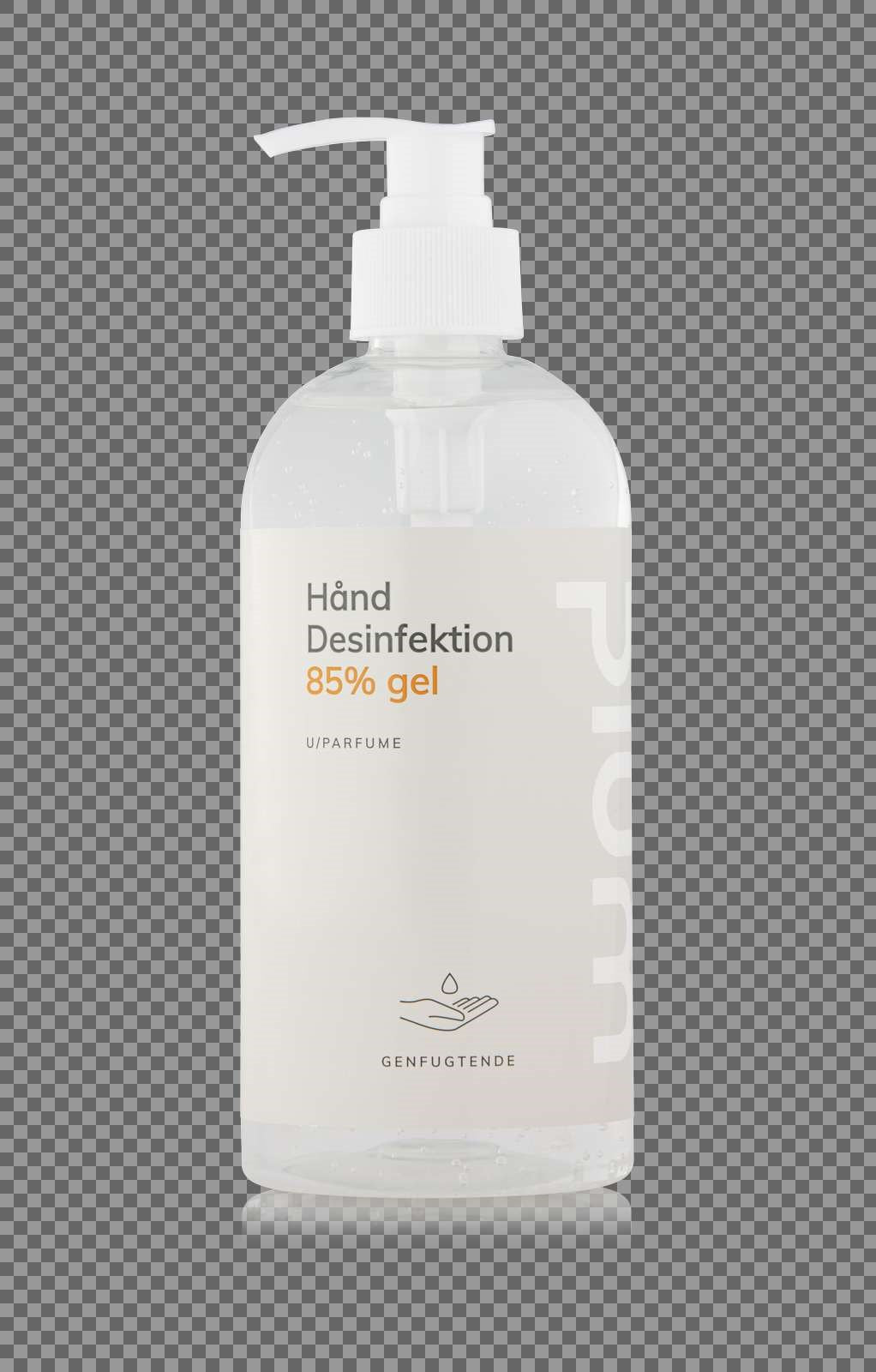 PLUM Soft Sense Hånddesinfektion 85% Gel 500ml pumpeflaske