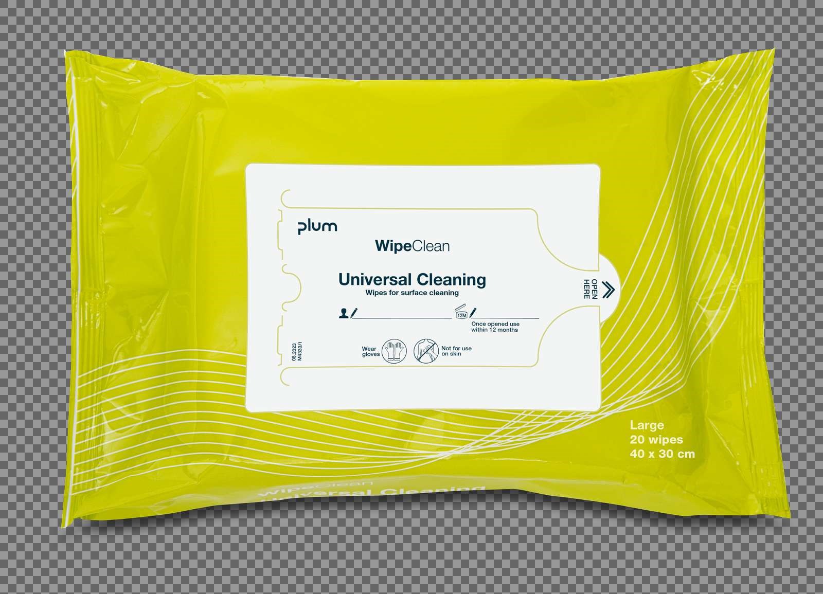 PLUM Wipeclean Universal Cleaning - large 20 stk.