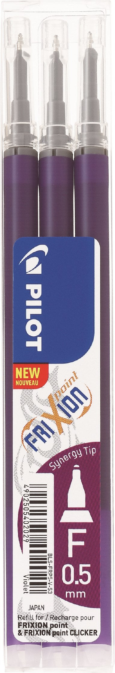 Frixion Point Clicker 0,5 refill lilla (3)