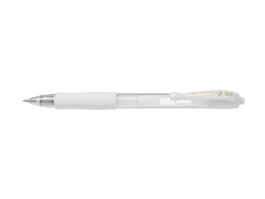 Gelpen G-2 m/klik 0,7 pastel hvid