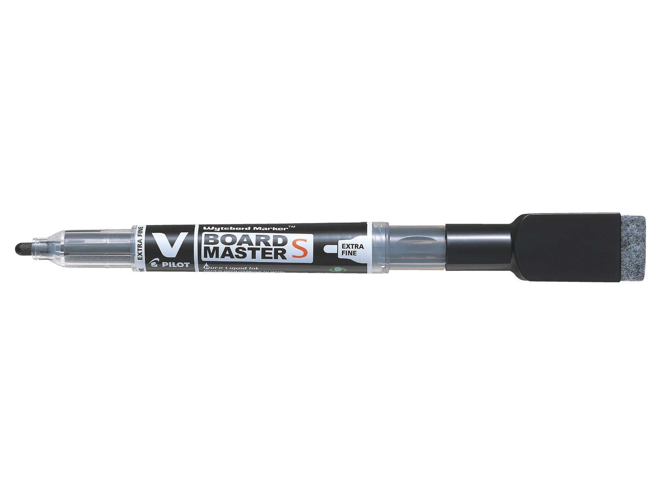 WB Marker V-Board m/magnet&visker S EF rund sort