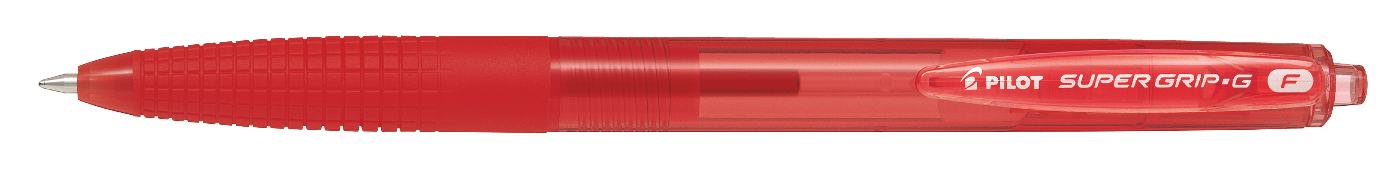 Kuglepen m/klik Super Grip G 0,7 rød