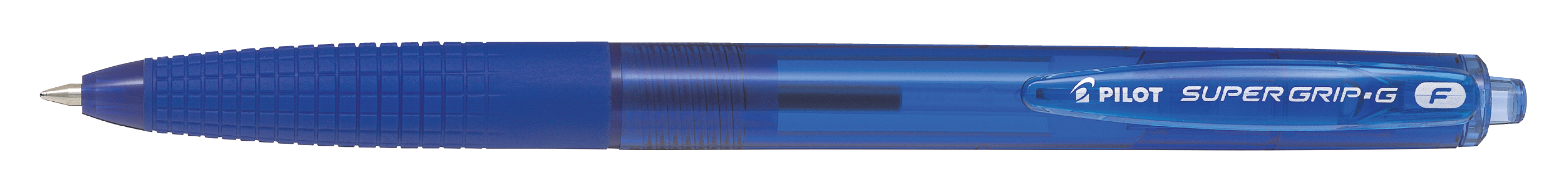 Kuglepen m/klik Super Grip G 0,7 blå