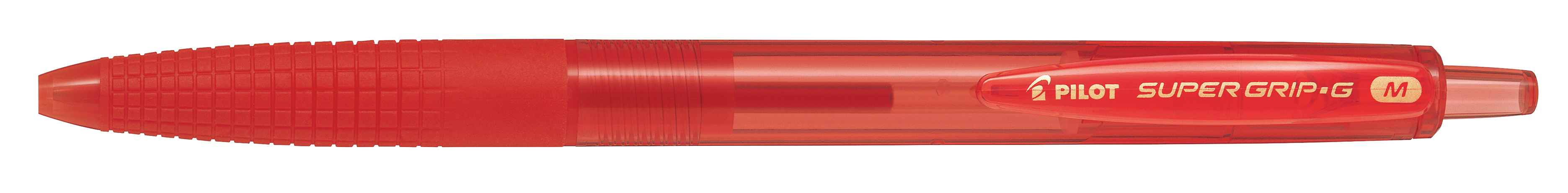 Kuglepen m/klik Super Grip G 1,0 rød