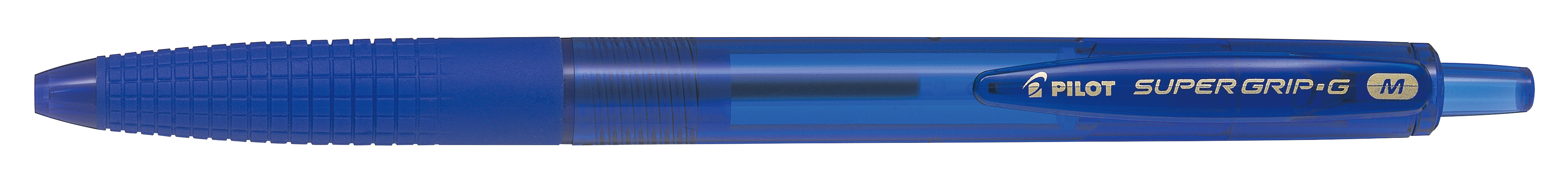 Kuglepen m/klik Super Grip G 1,0 blå