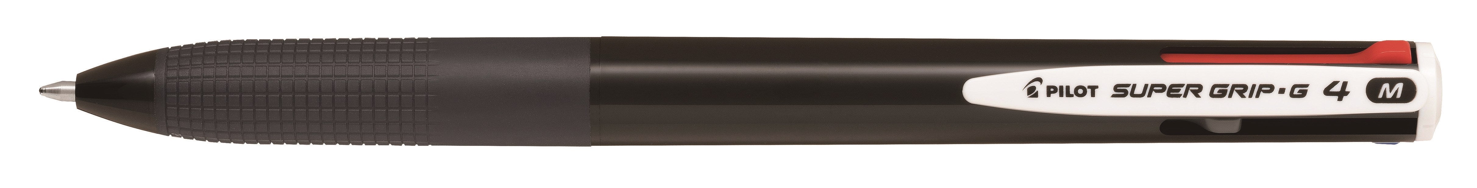Kuglepen Super Grip G-4 1,0 4 farver sort