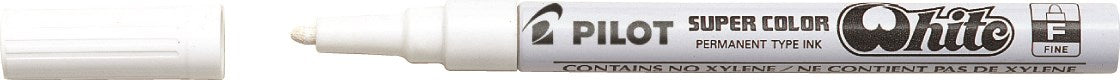 Marker Super Color Fine 3,0mm hvid