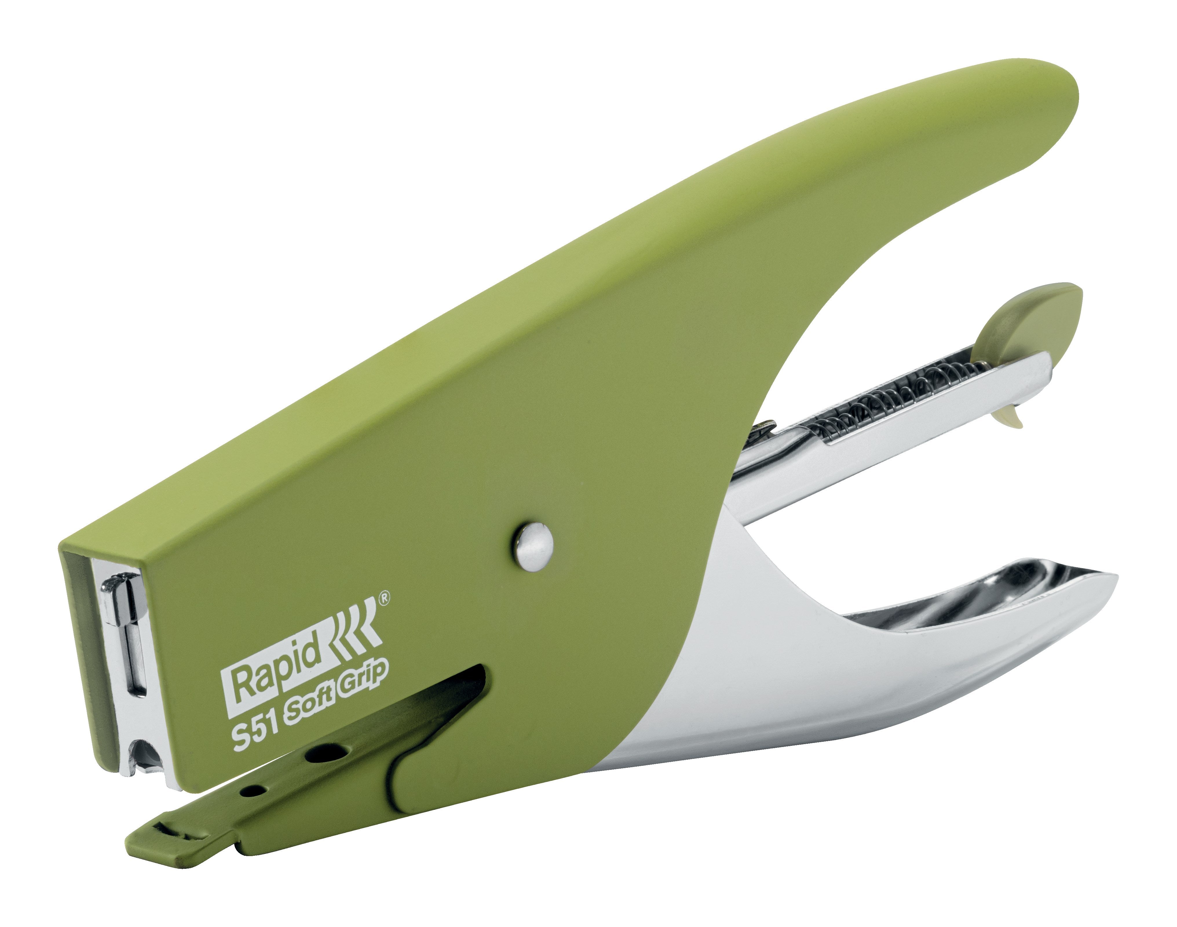 Hæftetang S51 t/15ark SoftGrip grøn