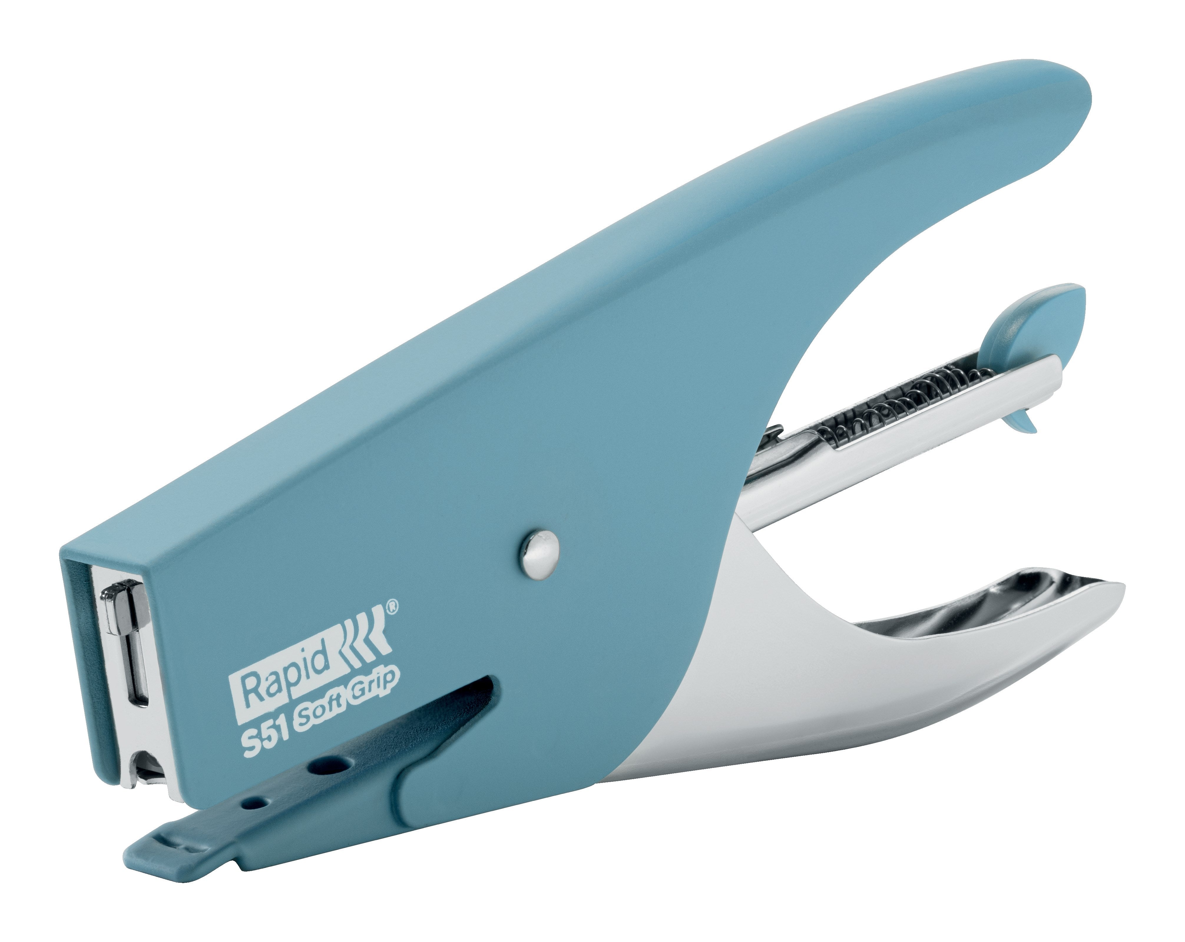 Hæftetang S51 t/15ark SoftGrip blå