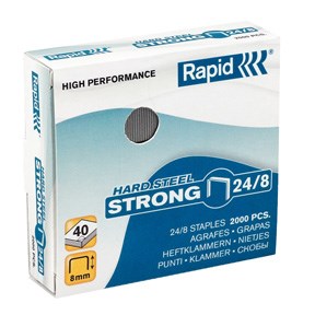 Hæfteklammer 24/8 strong kobber (2000)