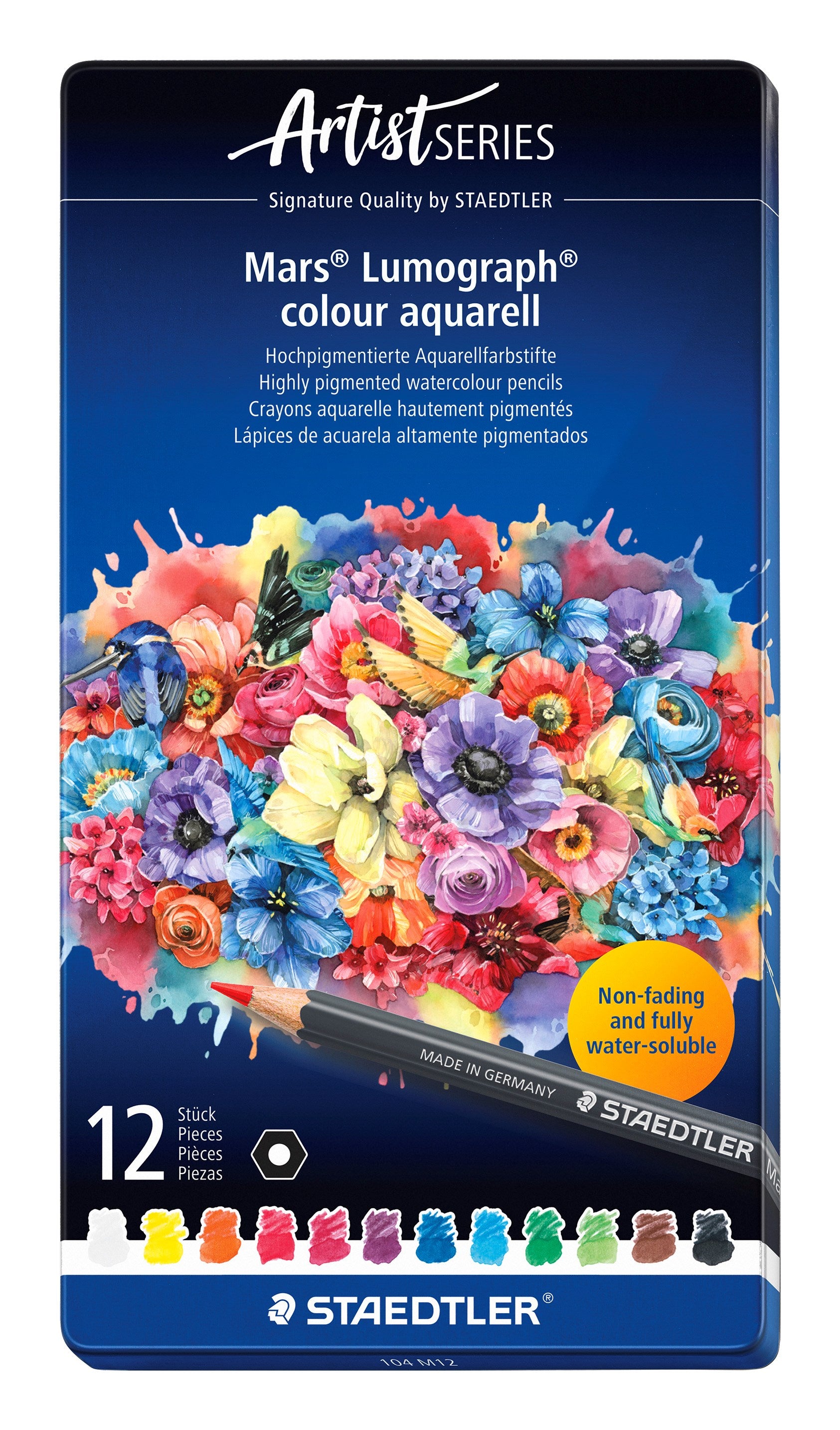 Farveblyant Mars Lumograph akvarel ass (12)