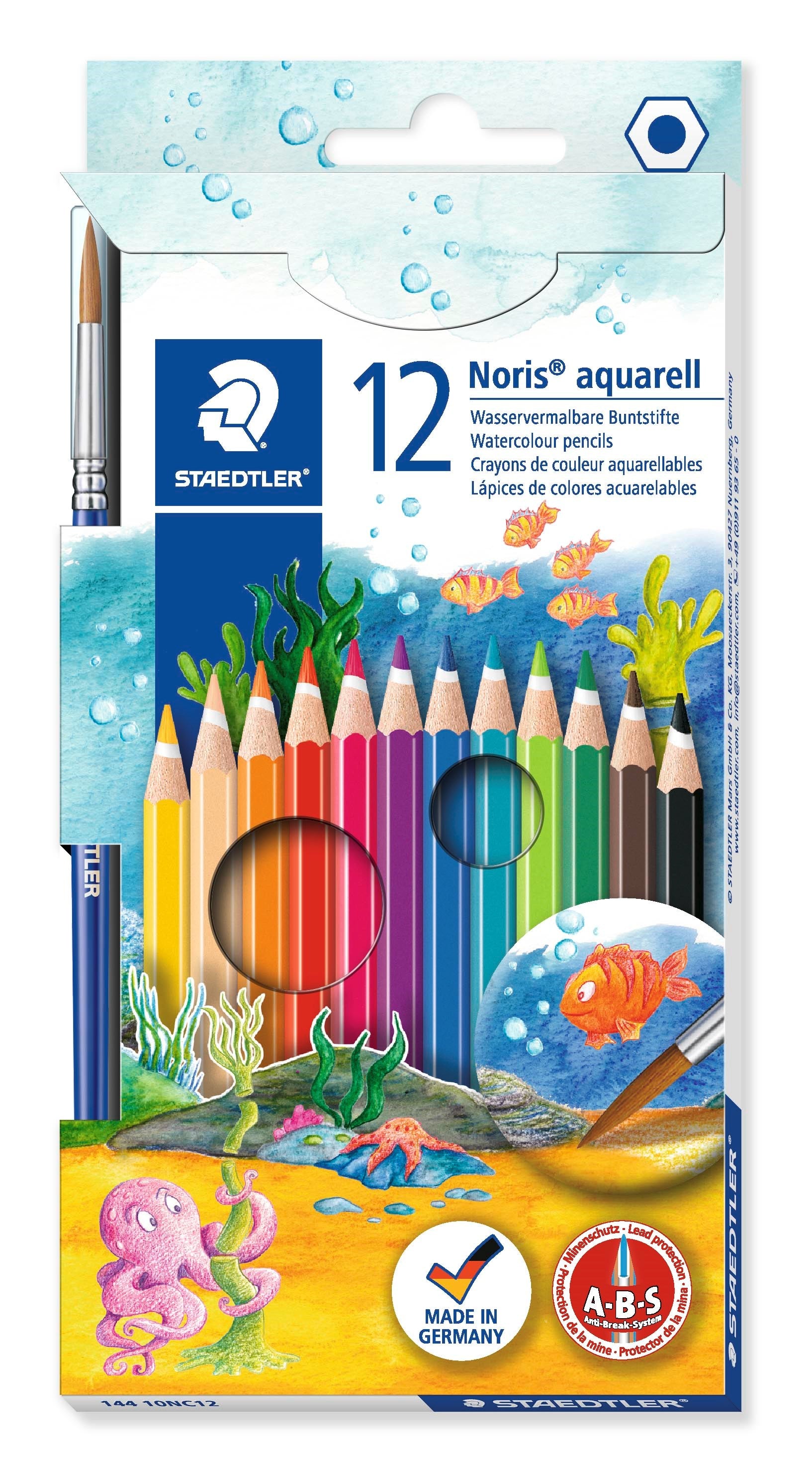 Farveblyant Noris akvarel ass (12)