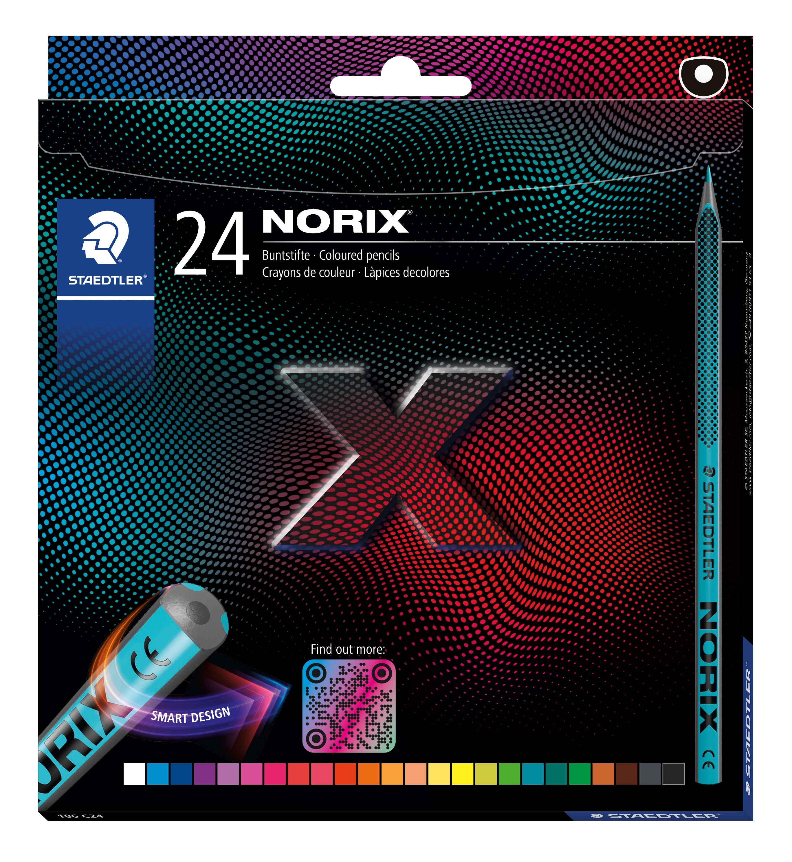 Farveblyant Norix ass (24)